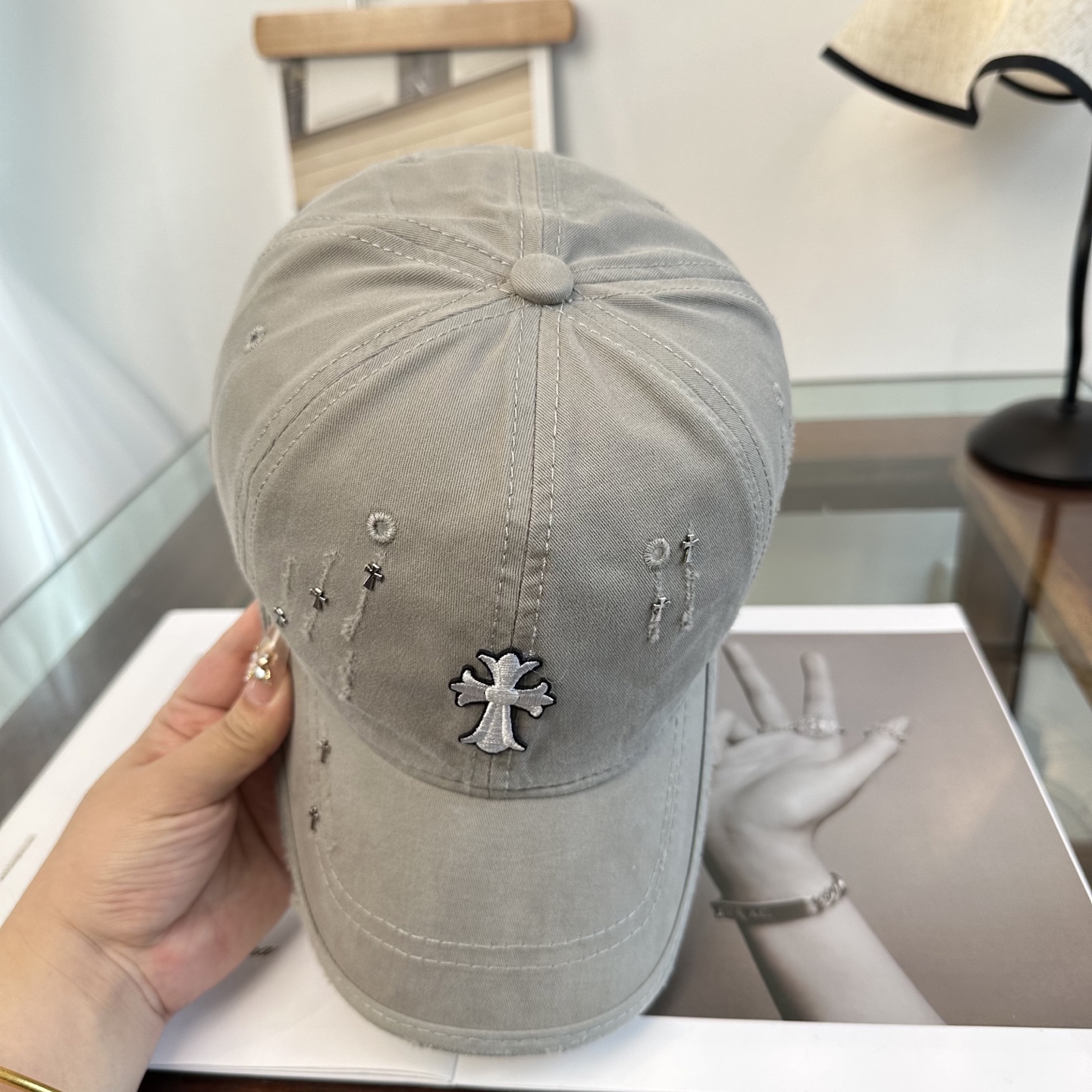 Chrome hearts 克罗心 新款十字架 高品质棒球帽，高端定制版！网红时尚博主同款！墙裂推荐！质