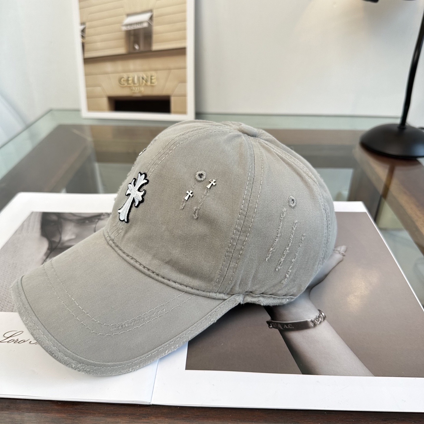 Chrome hearts 克罗心 新款十字架 高品质棒球帽，高端定制版！网红时尚博主同款！墙裂推荐！质