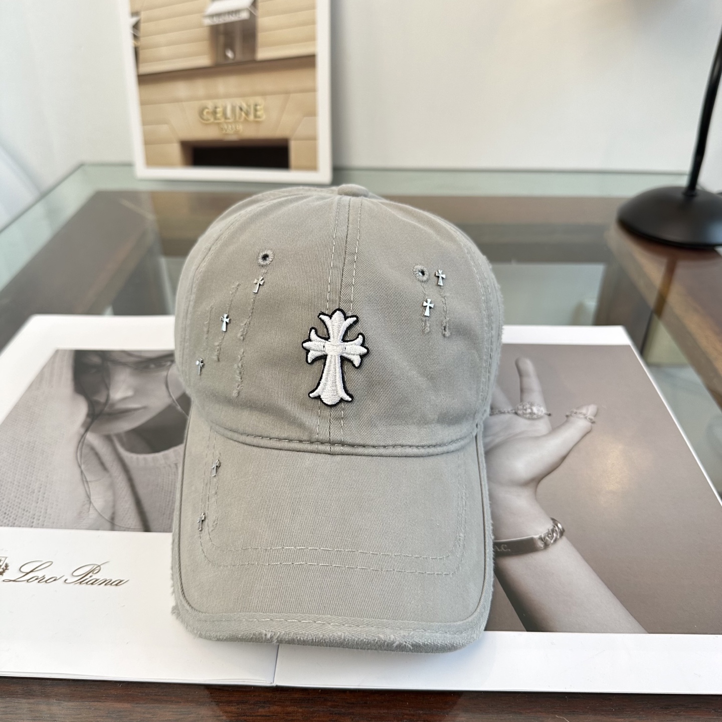 Chrome hearts 克罗心 新款十字架 高品质棒球帽，高端定制版！网红时尚博主同款！墙裂推荐！质