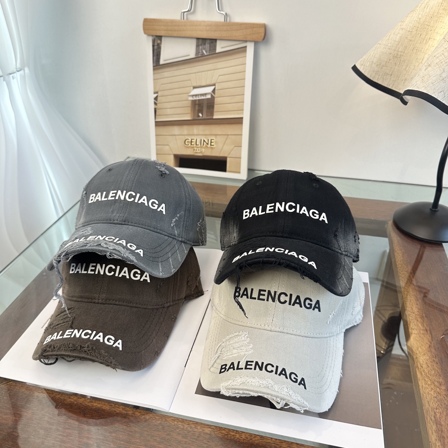 Balenciaga 新品Balenciaga 巴黎世家字母新款棒球帽