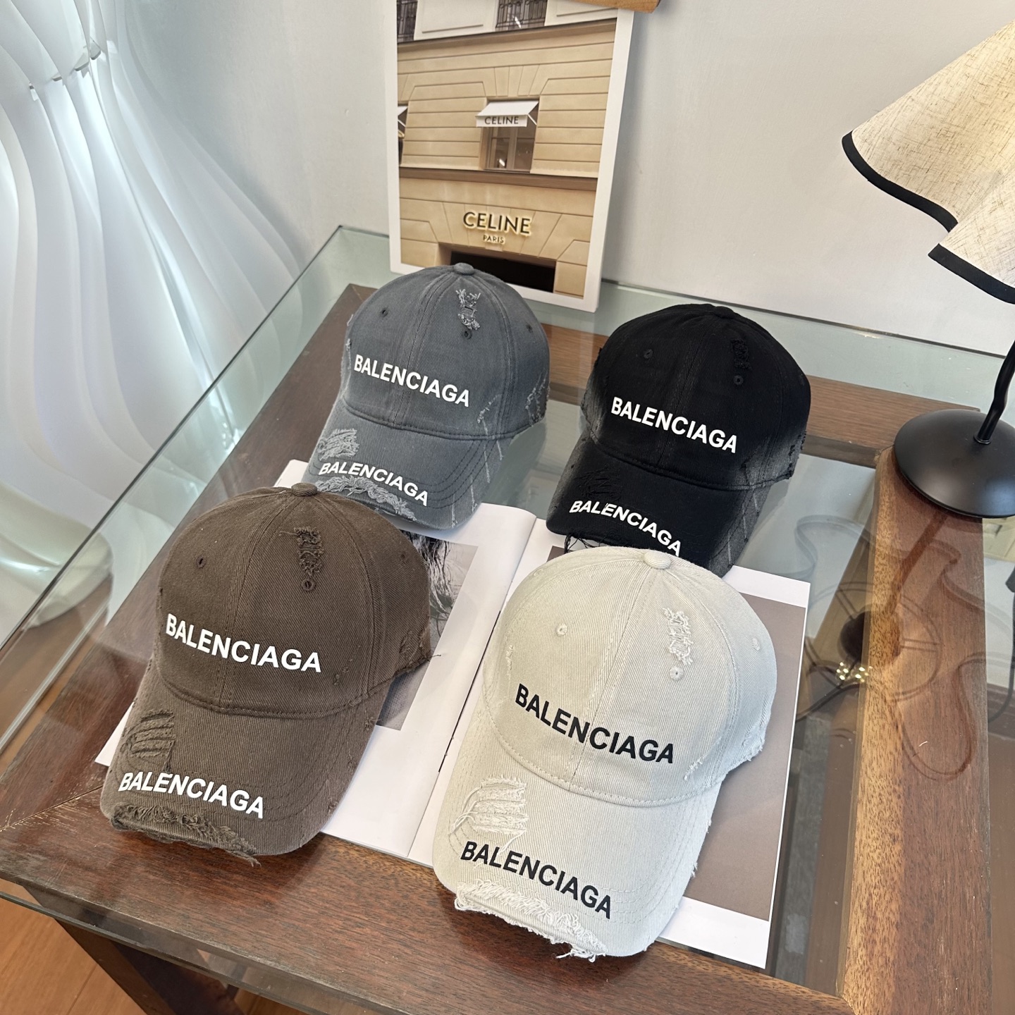 Balenciaga 新品Balenciaga 巴黎世家字母新款棒球帽