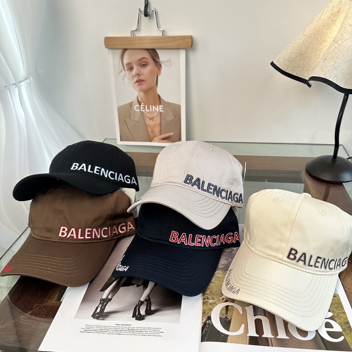Balenciaga 新品Balenciaga 巴黎世家字母新款棒球帽
