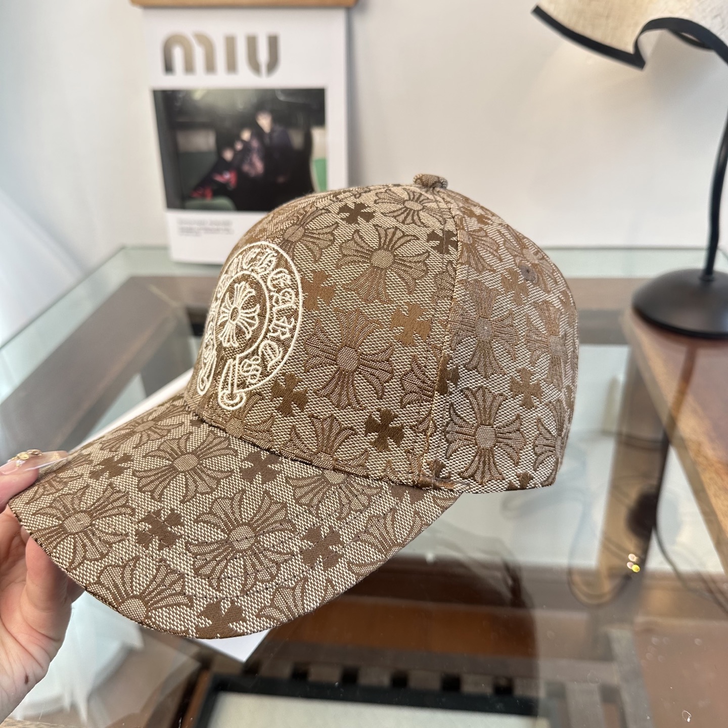 Chrome hearts 克罗心 新款十字架 高品质棒球帽，高端定制版！网红时尚博主同款！墙裂推荐！质