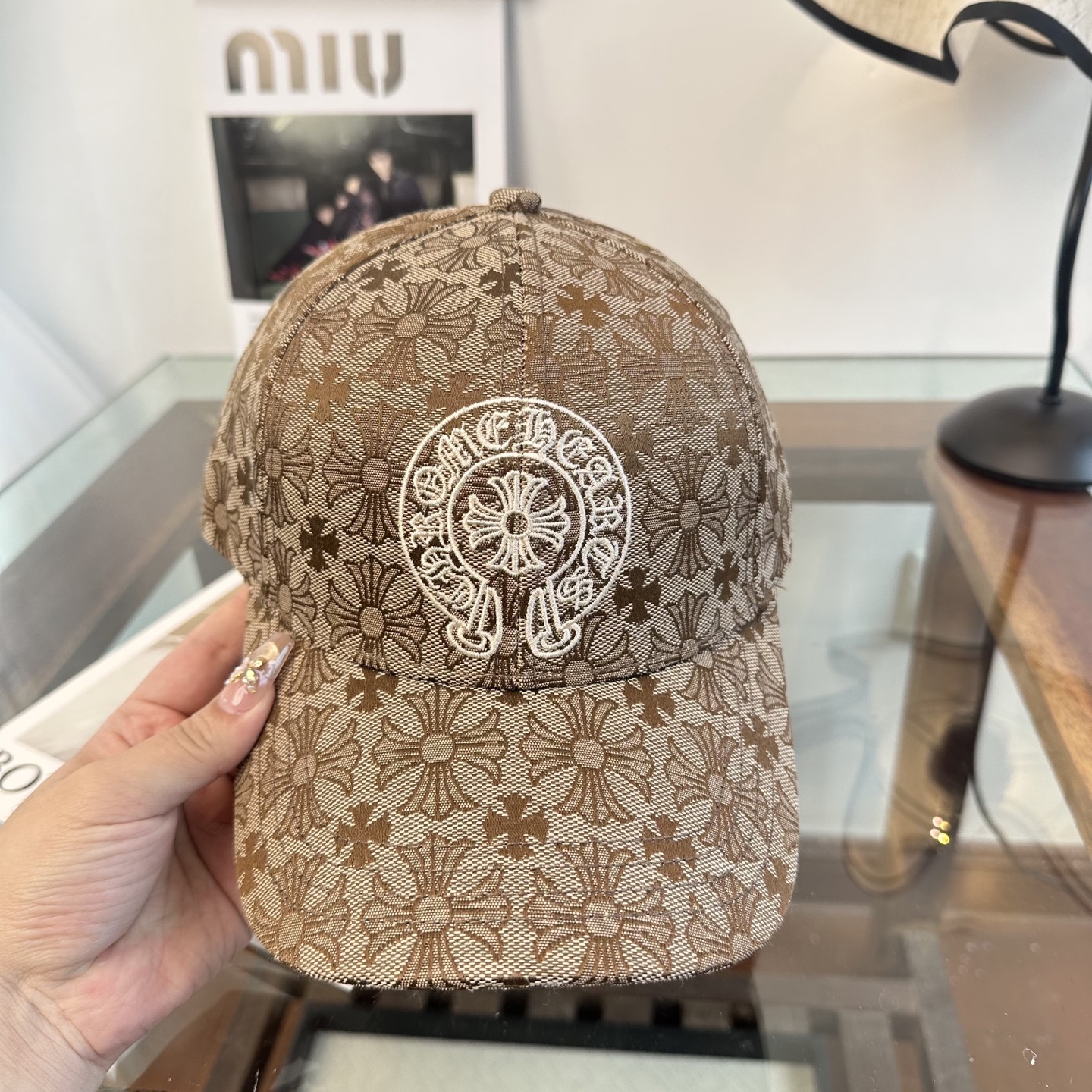 Chrome hearts 克罗心 新款十字架 高品质棒球帽，高端定制版！网红时尚博主同款！墙裂推荐！质