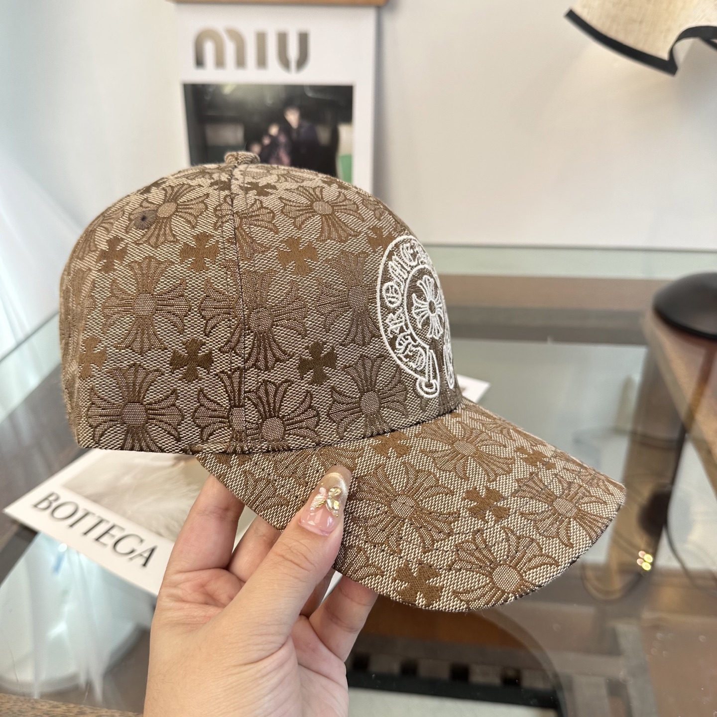 Chrome hearts 克罗心 新款十字架 高品质棒球帽，高端定制版！网红时尚博主同款！墙裂推荐！质