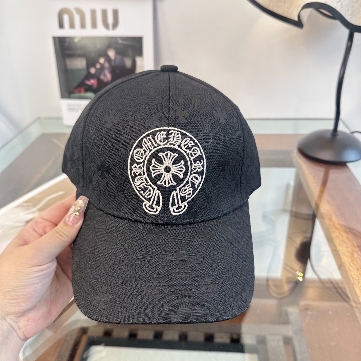 Chrome hearts 克罗心 新款十字架 高品质棒球帽，高端定制版！网红时尚博主同款！墙裂推荐！质