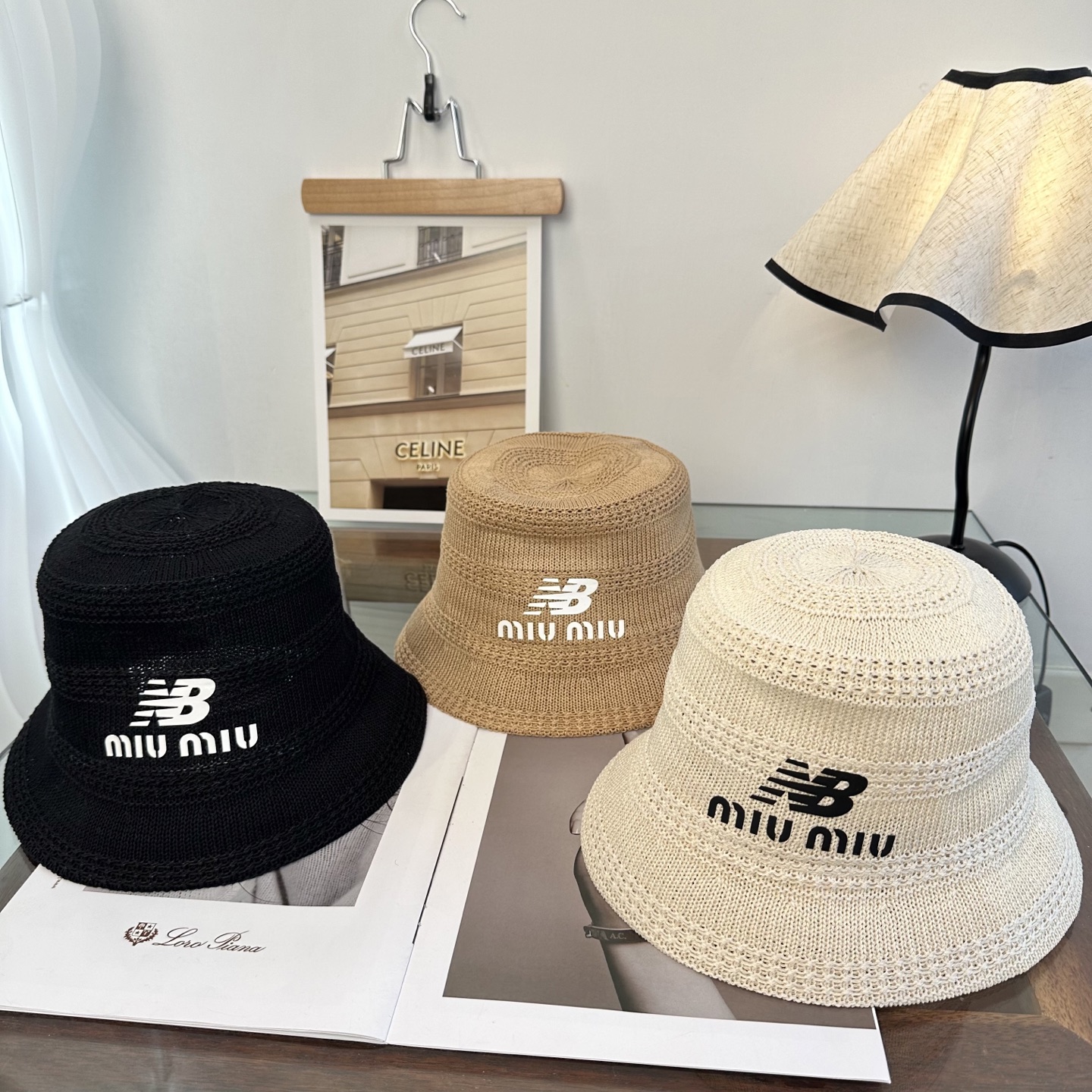 缪缪miumiu渔夫帽 让兼顾时尚和遮阳的简约桶帽出游拍照📷拗造型必备敲显脸小