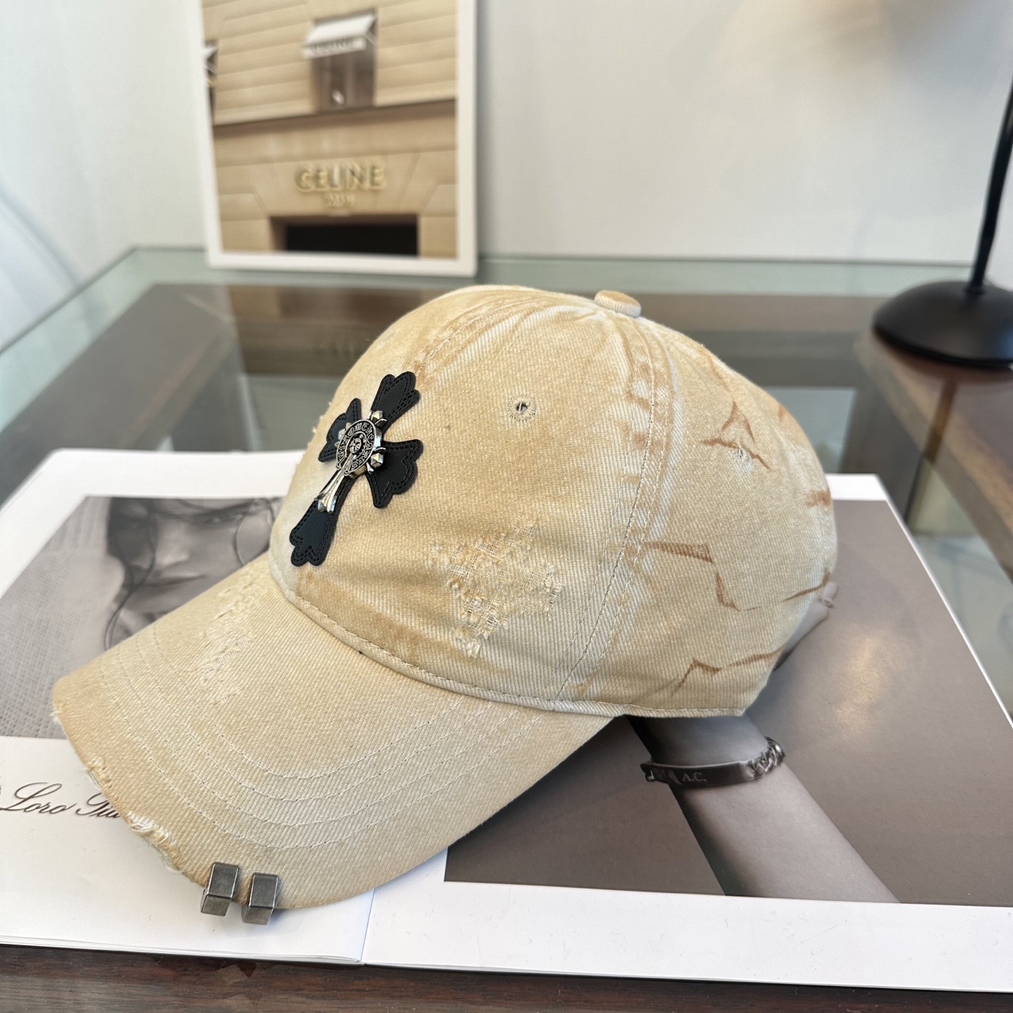 Chrome hearts 克罗心 新款十字架 高品质棒球帽，高端定制版！网红时尚博主同款！墙裂推荐！质