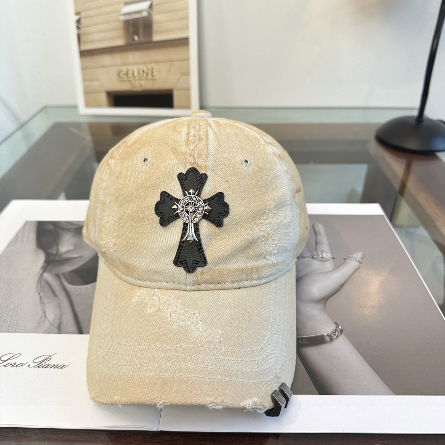 Chrome hearts 克罗心 新款十字架 高品质棒球帽，高端定制版！网红时尚博主同款！墙裂推荐！质