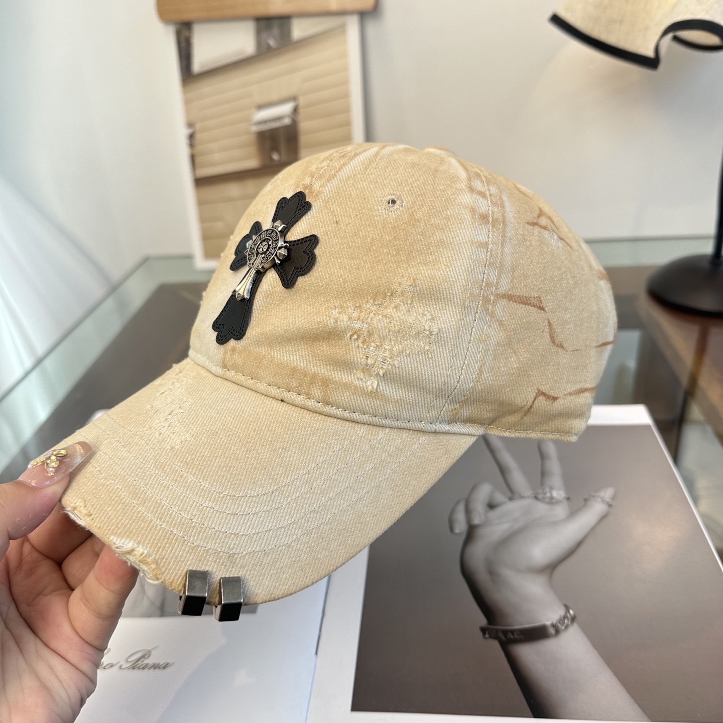Chrome hearts 克罗心 新款十字架 高品质棒球帽，高端定制版！网红时尚博主同款！墙裂推荐！质
