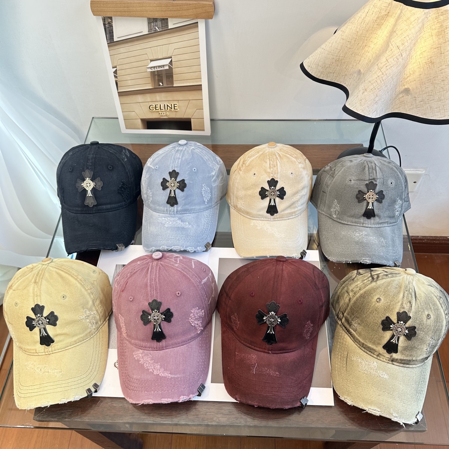 Chrome hearts 克罗心 新款十字架 高品质棒球帽，高端定制版！网红时尚博主同款！墙裂推荐！质