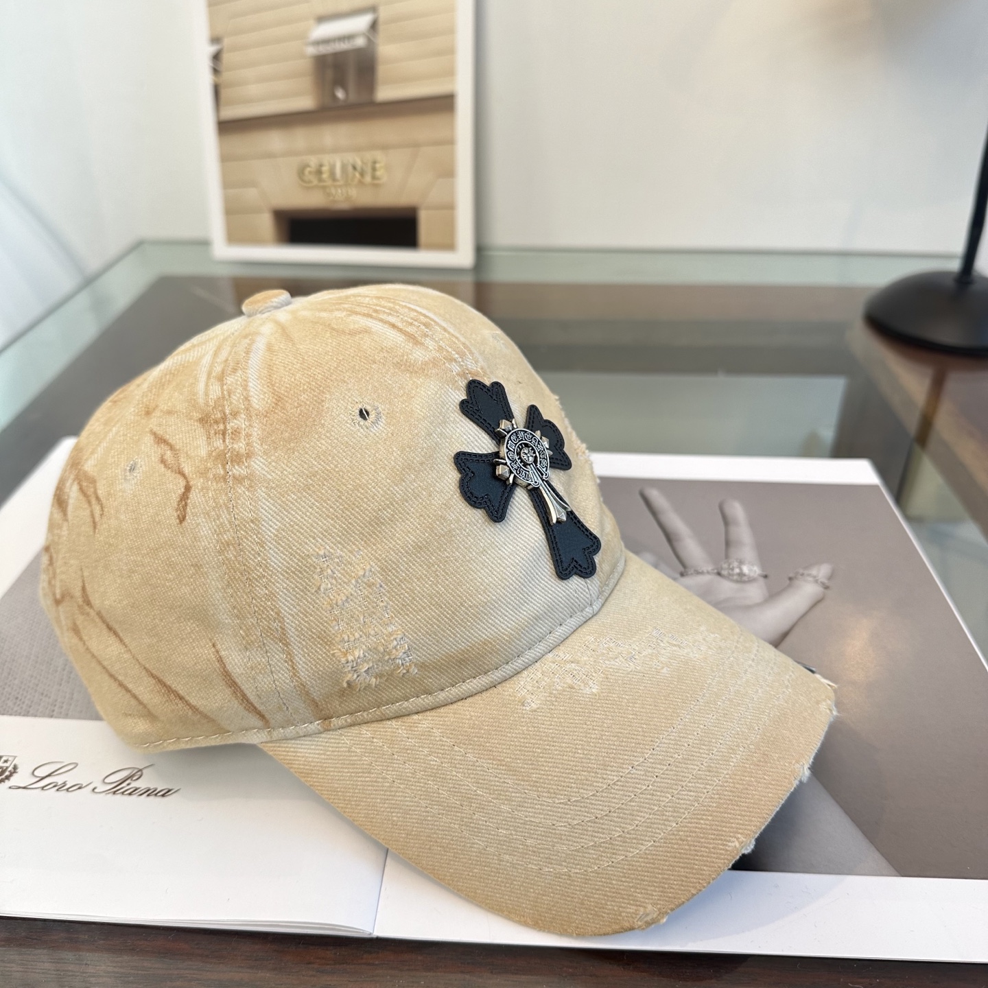Chrome hearts 克罗心 新款十字架 高品质棒球帽，高端定制版！网红时尚博主同款！墙裂推荐！质