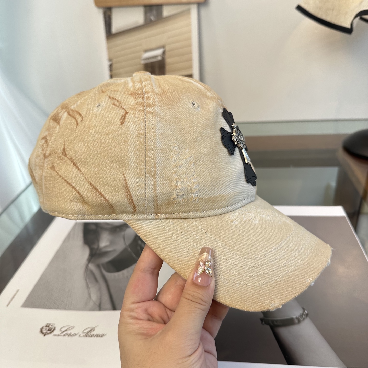 Chrome hearts 克罗心 新款十字架 高品质棒球帽，高端定制版！网红时尚博主同款！墙裂推荐！质