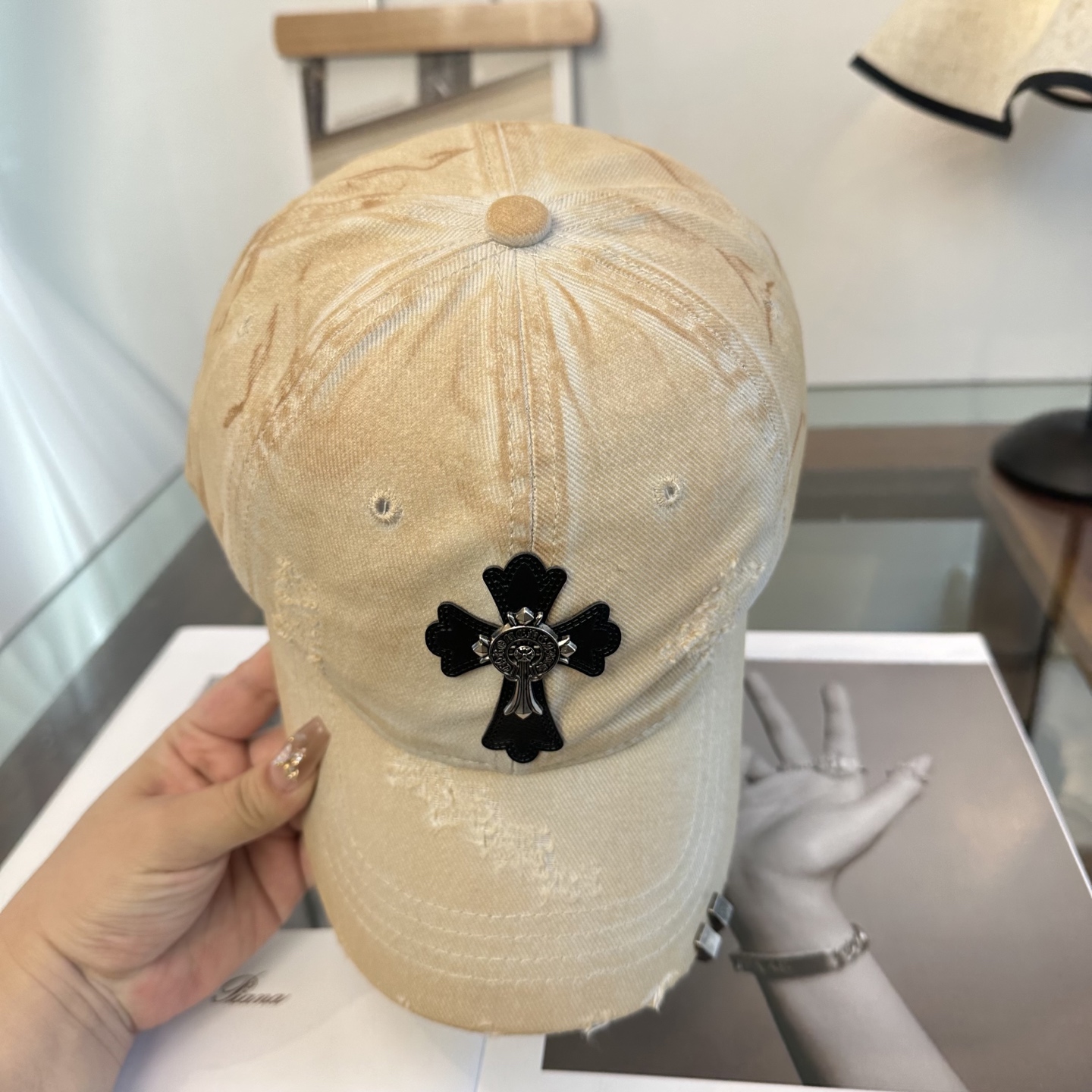 Chrome hearts 克罗心 新款十字架 高品质棒球帽，高端定制版！网红时尚博主同款！墙裂推荐！质