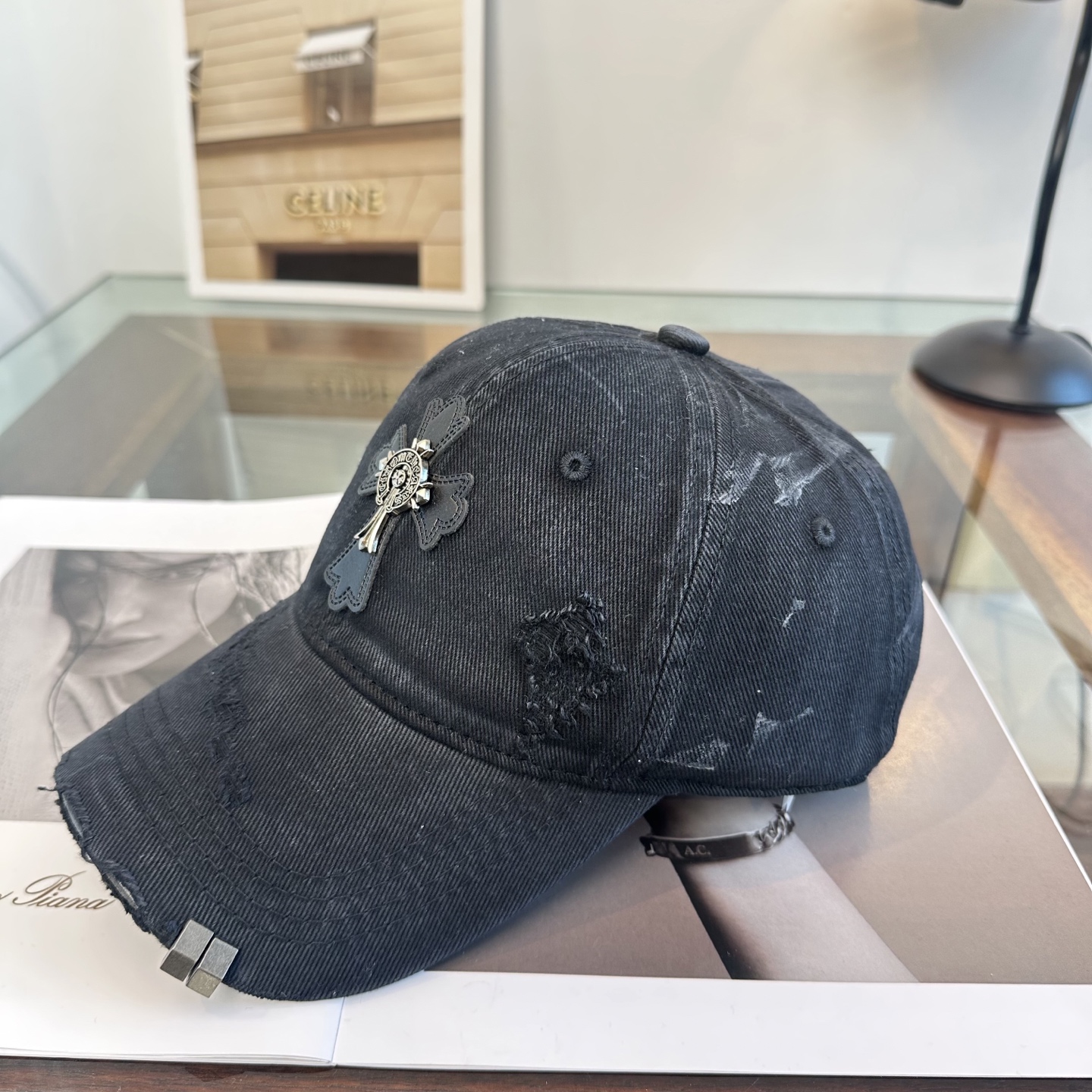Chrome hearts 克罗心 新款十字架 高品质棒球帽，高端定制版！网红时尚博主同款！墙裂推荐！质