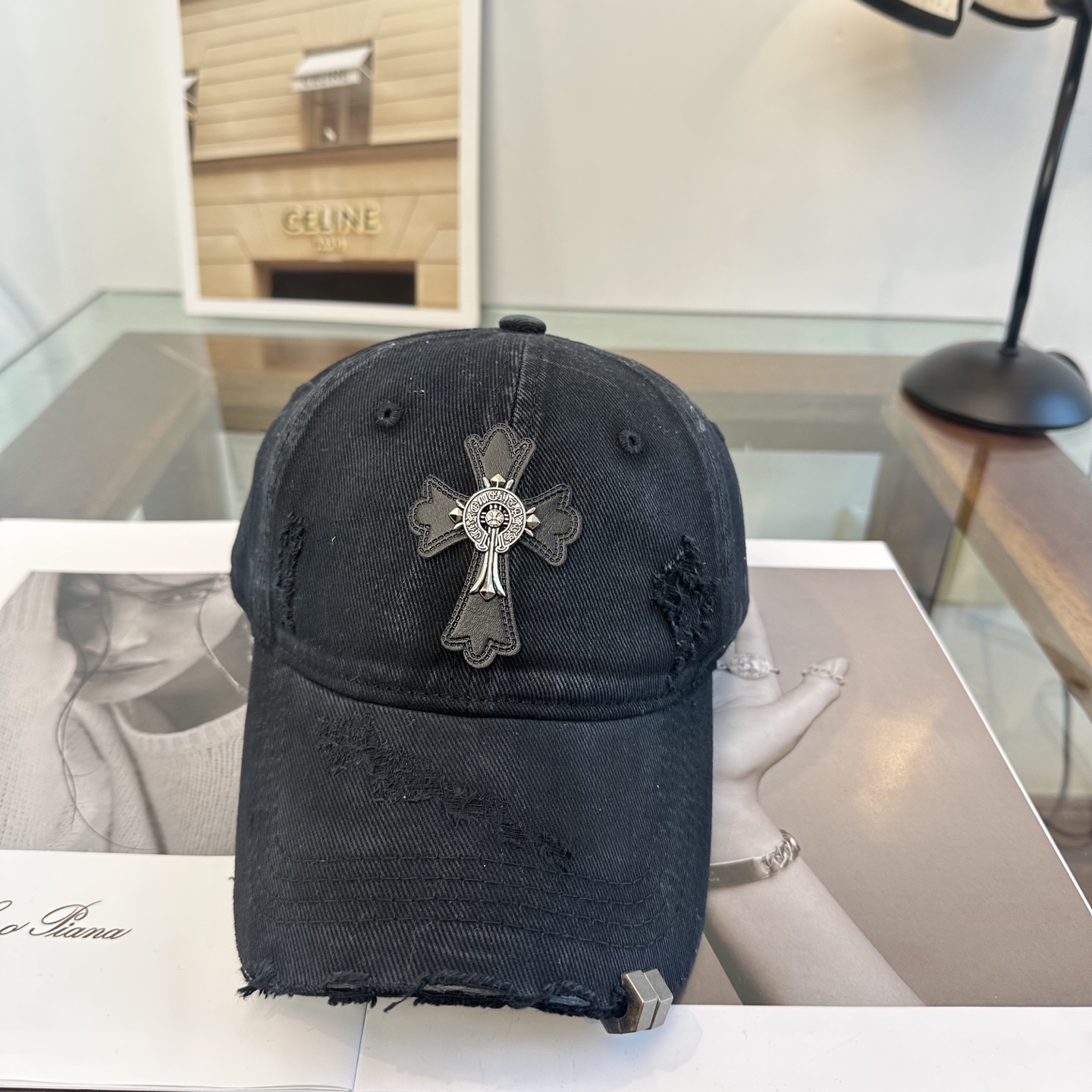 Chrome hearts 克罗心 新款十字架 高品质棒球帽，高端定制版！网红时尚博主同款！墙裂推荐！质