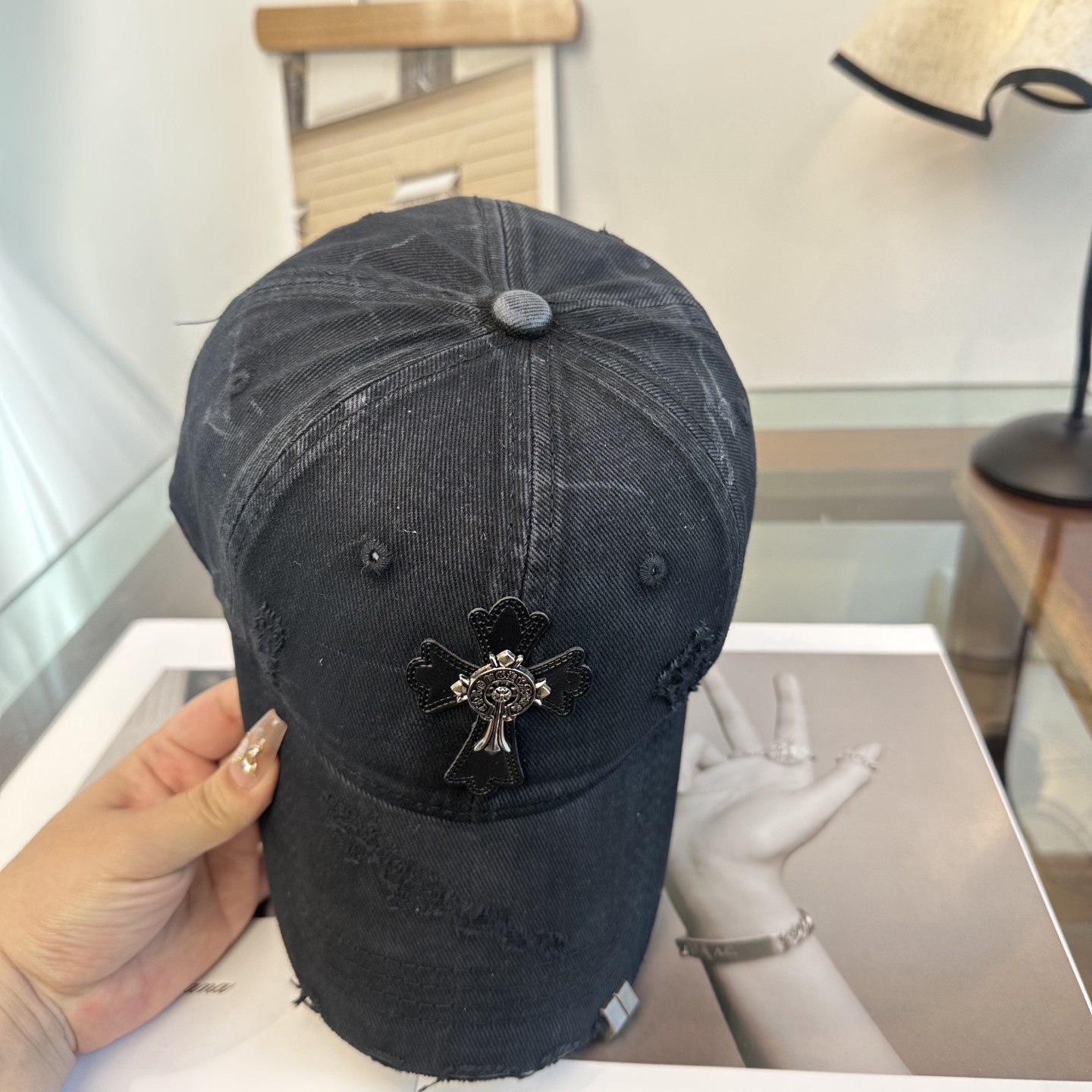 Chrome hearts 克罗心 新款十字架 高品质棒球帽，高端定制版！网红时尚博主同款！墙裂推荐！质