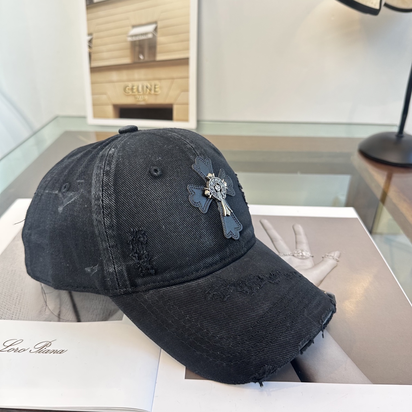 Chrome hearts 克罗心 新款十字架 高品质棒球帽，高端定制版！网红时尚博主同款！墙裂推荐！质