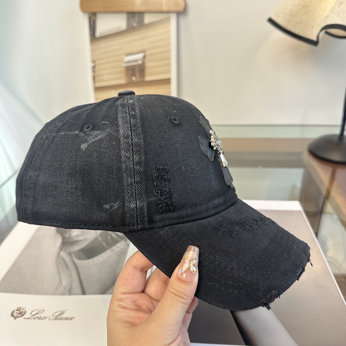 Chrome hearts 克罗心 新款十字架 高品质棒球帽，高端定制版！网红时尚博主同款！墙裂推荐！质