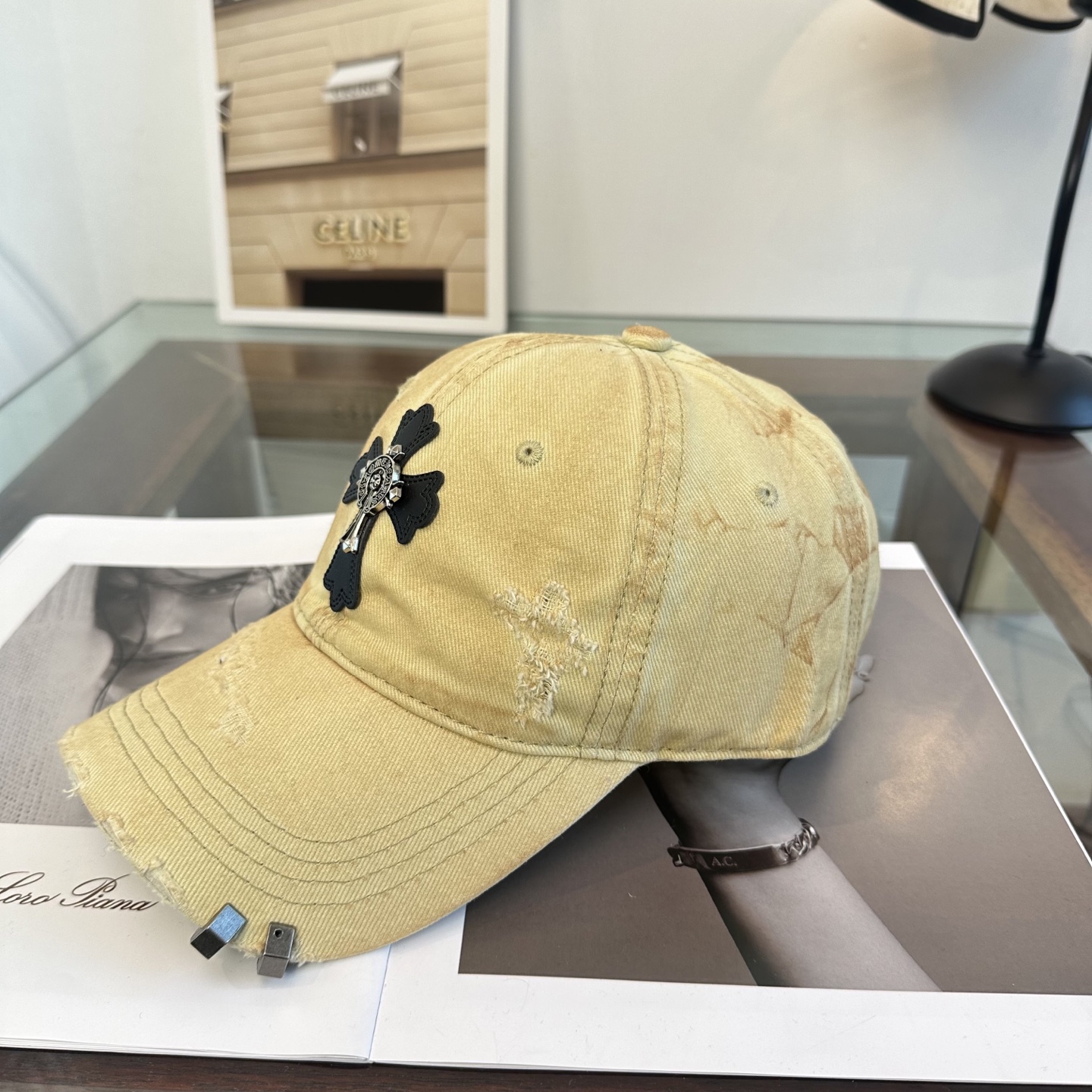 Chrome hearts 克罗心 新款十字架 高品质棒球帽，高端定制版！网红时尚博主同款！墙裂推荐！质