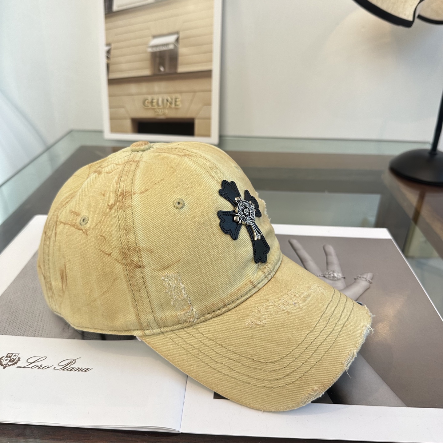 Chrome hearts 克罗心 新款十字架 高品质棒球帽，高端定制版！网红时尚博主同款！墙裂推荐！质