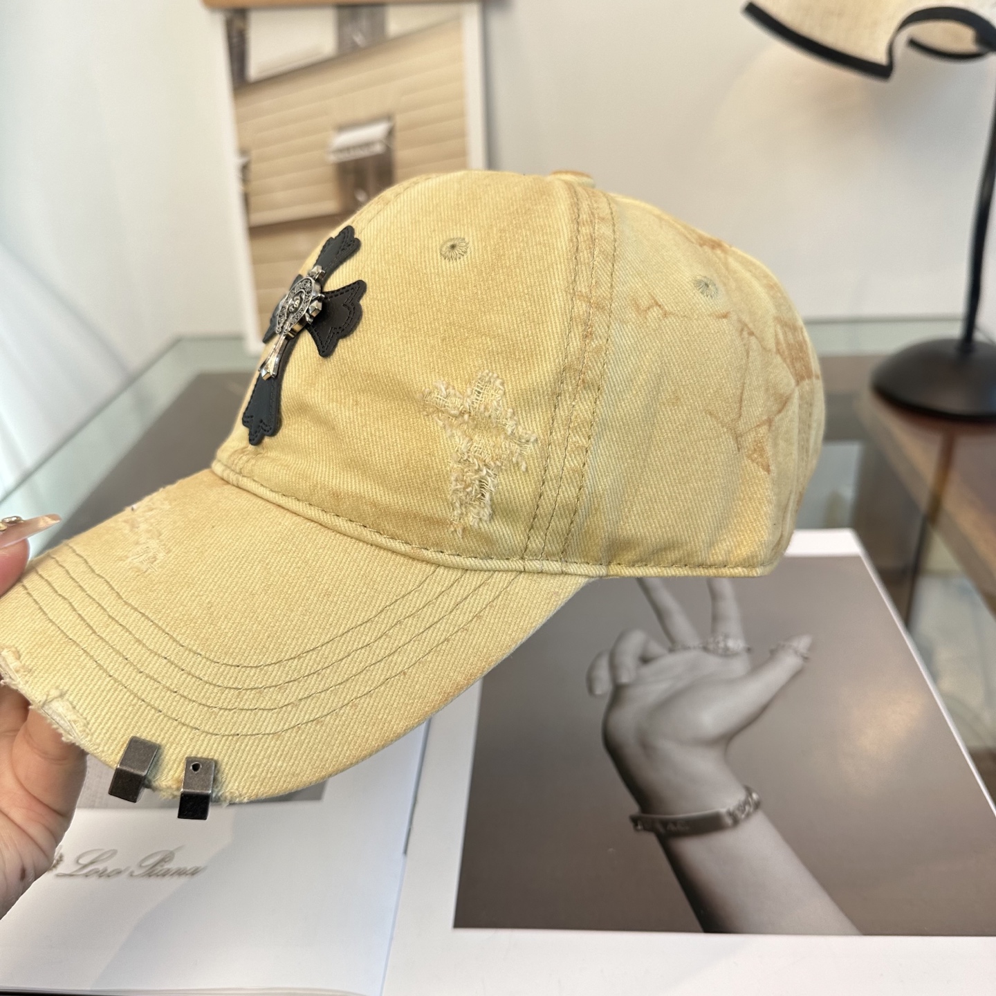 Chrome hearts 克罗心 新款十字架 高品质棒球帽，高端定制版！网红时尚博主同款！墙裂推荐！质