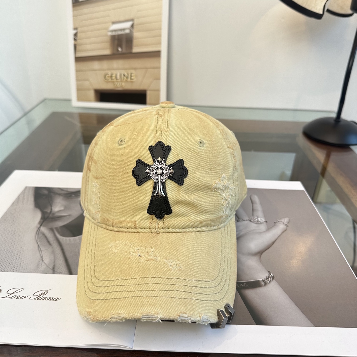 Chrome hearts 克罗心 新款十字架 高品质棒球帽，高端定制版！网红时尚博主同款！墙裂推荐！质