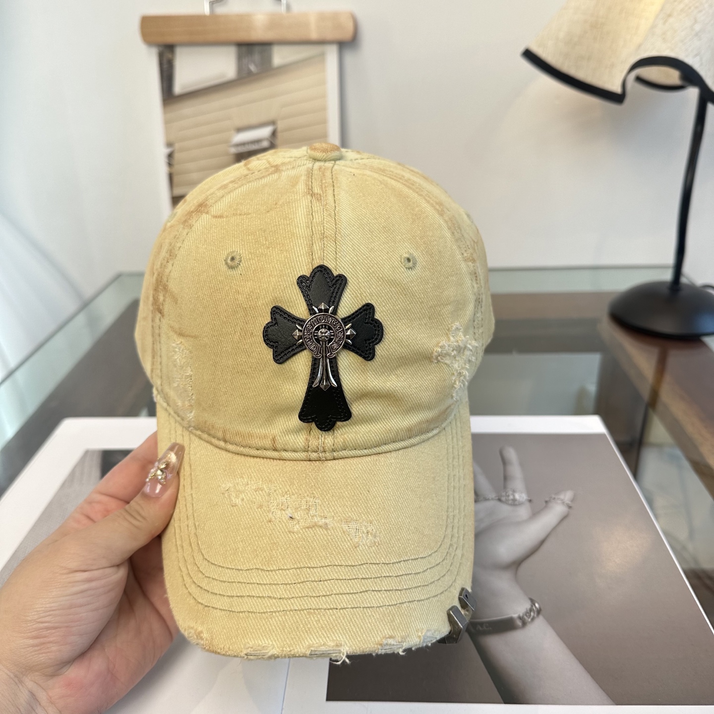 Chrome hearts 克罗心 新款十字架 高品质棒球帽，高端定制版！网红时尚博主同款！墙裂推荐！质