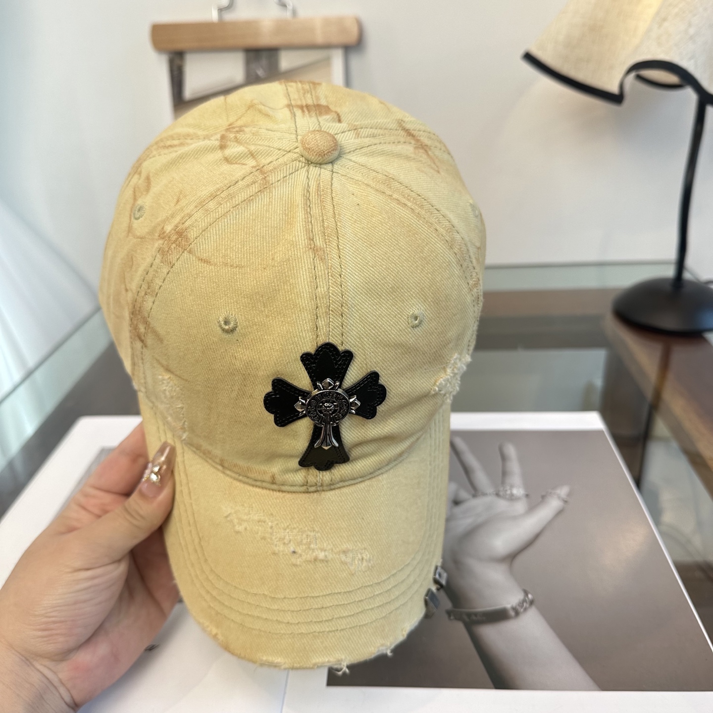 Chrome hearts 克罗心 新款十字架 高品质棒球帽，高端定制版！网红时尚博主同款！墙裂推荐！质