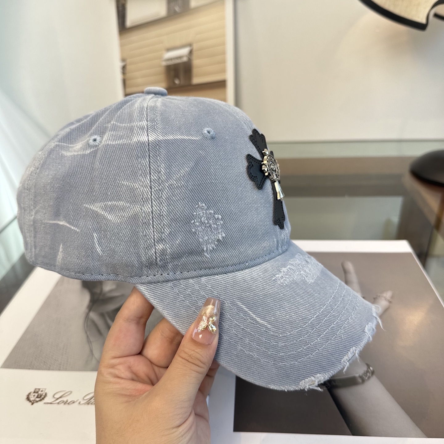 Chrome hearts 克罗心 新款十字架 高品质棒球帽，高端定制版！网红时尚博主同款！墙裂推荐！质