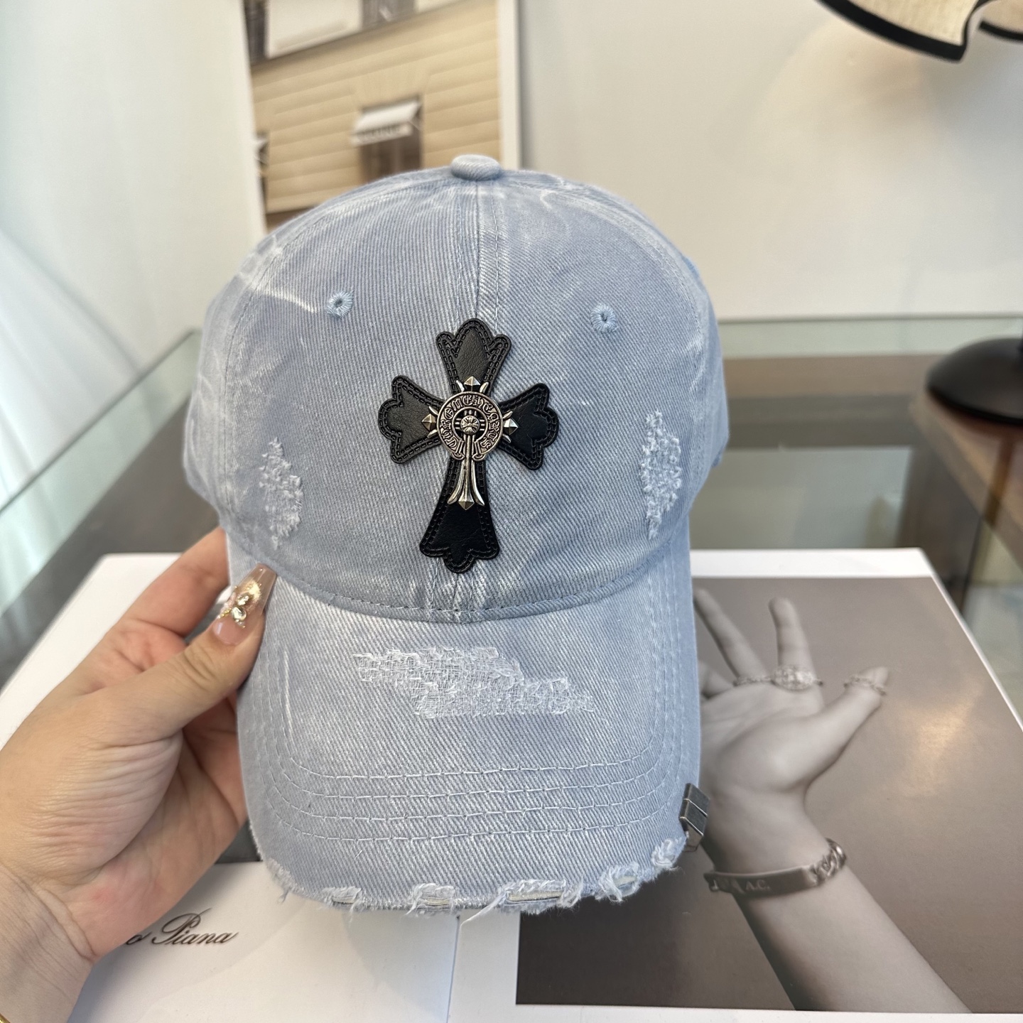 Chrome hearts 克罗心 新款十字架 高品质棒球帽，高端定制版！网红时尚博主同款！墙裂推荐！质