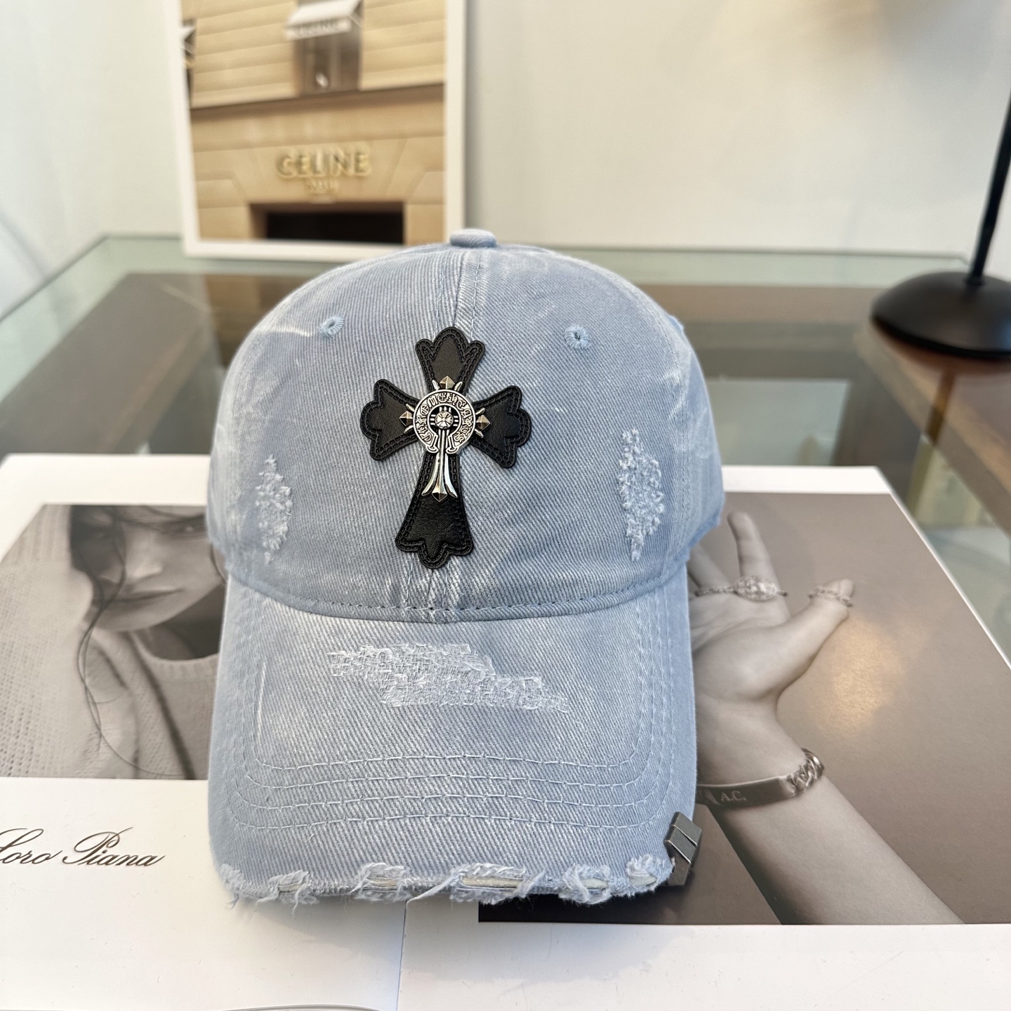 Chrome hearts 克罗心 新款十字架 高品质棒球帽，高端定制版！网红时尚博主同款！墙裂推荐！质