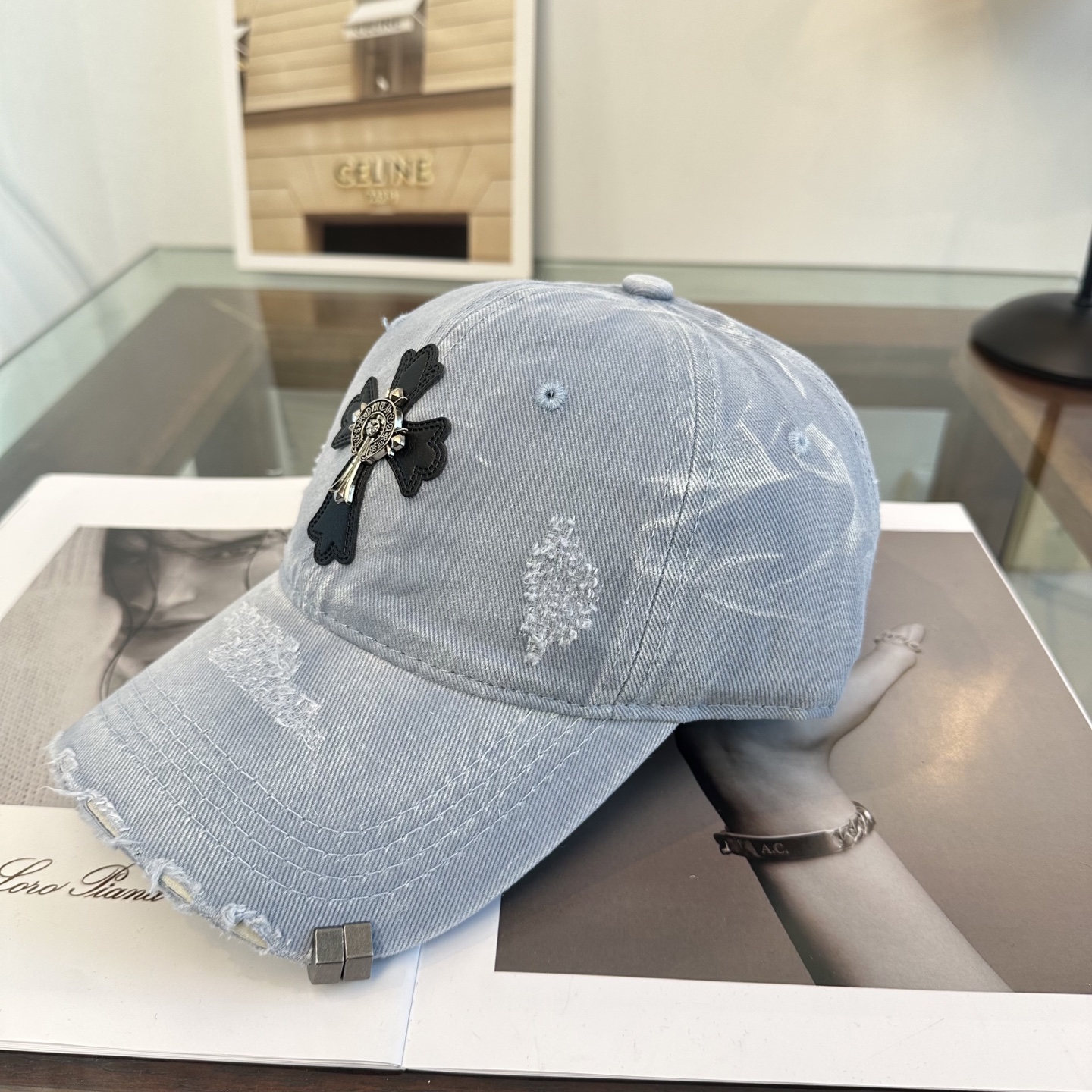 Chrome hearts 克罗心 新款十字架 高品质棒球帽，高端定制版！网红时尚博主同款！墙裂推荐！质