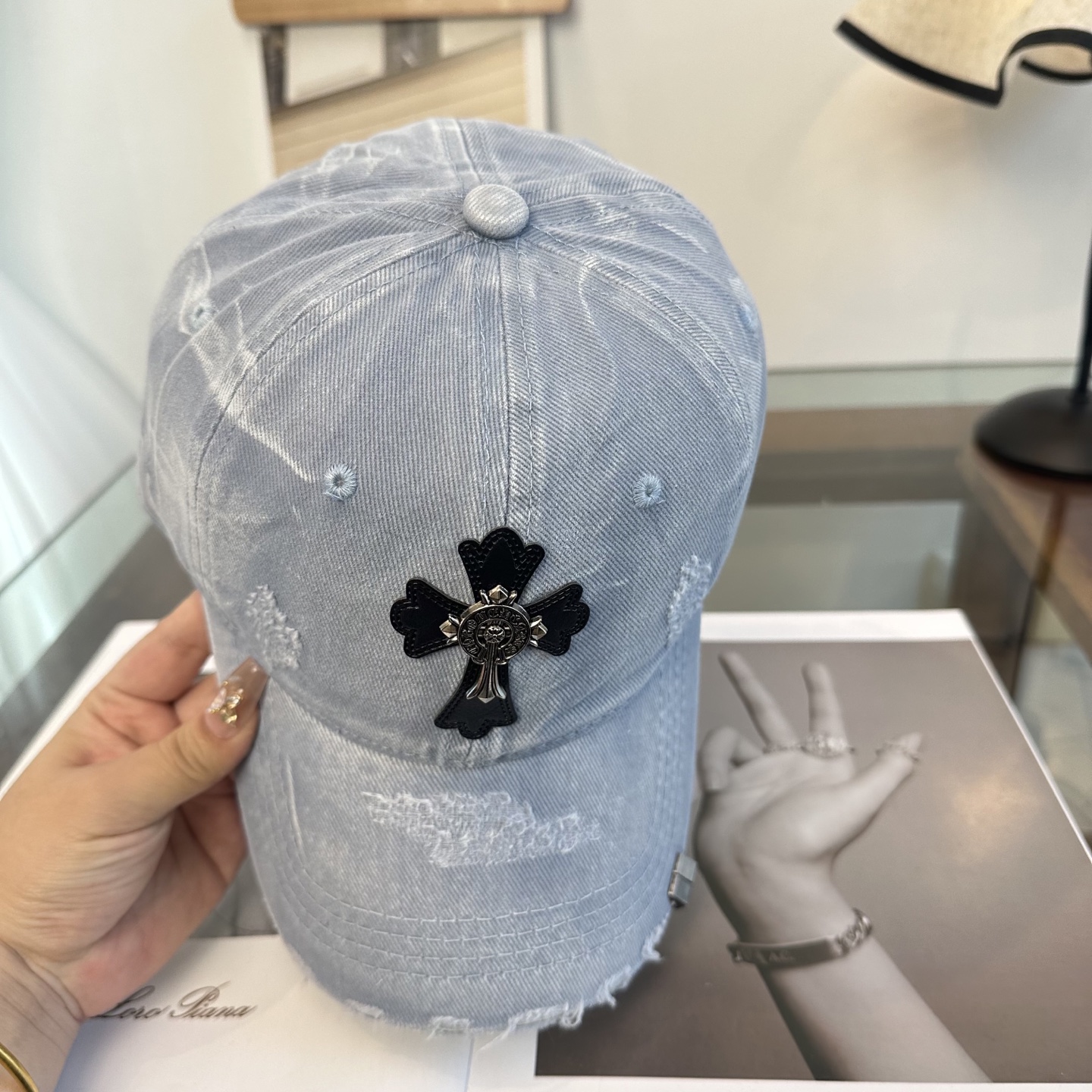 Chrome hearts 克罗心 新款十字架 高品质棒球帽，高端定制版！网红时尚博主同款！墙裂推荐！质