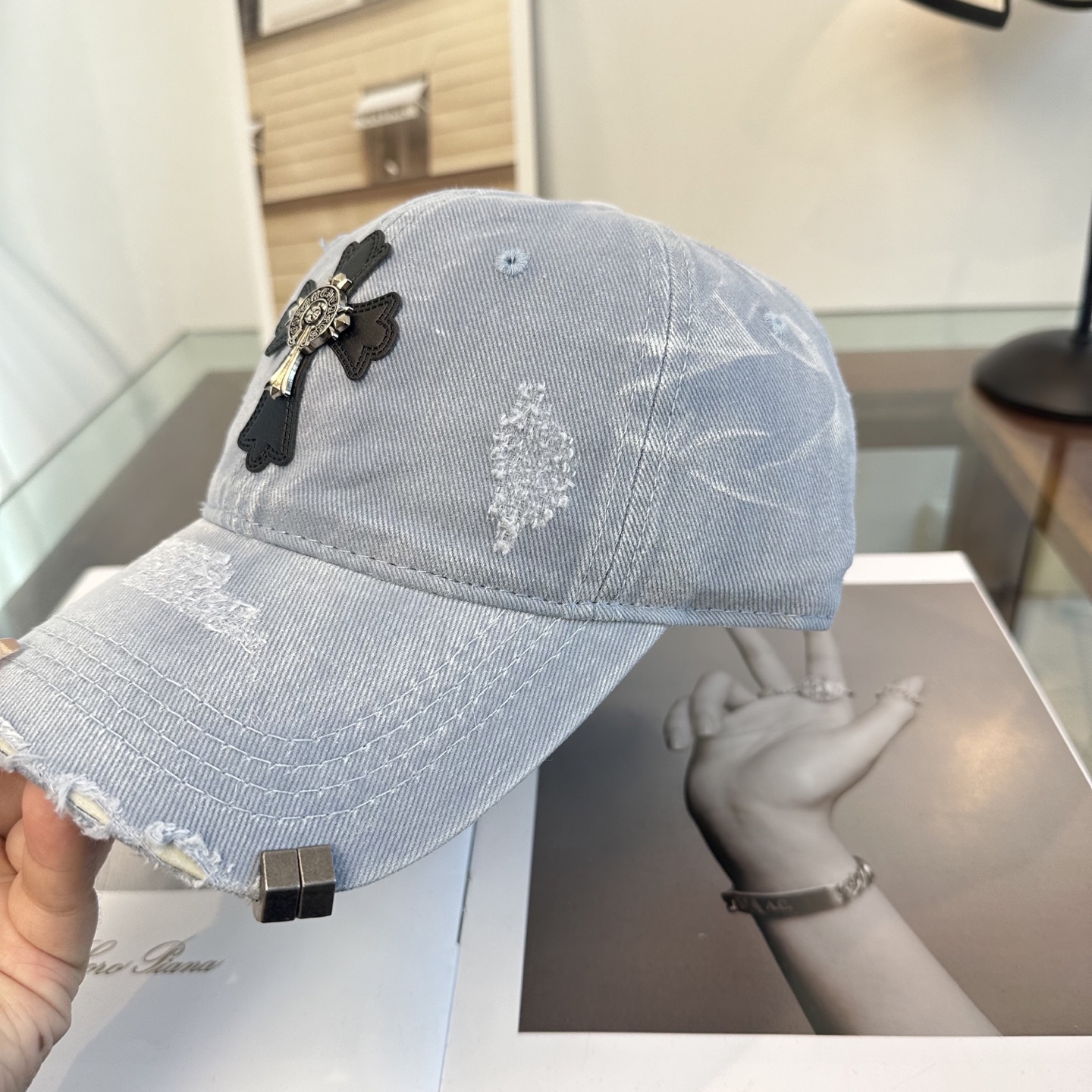 Chrome hearts 克罗心 新款十字架 高品质棒球帽，高端定制版！网红时尚博主同款！墙裂推荐！质