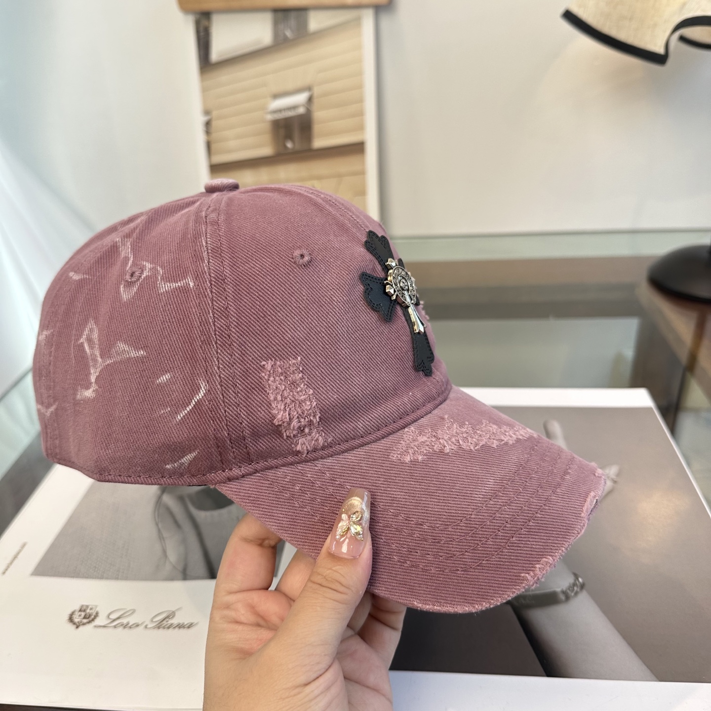 Chrome hearts 克罗心 新款十字架 高品质棒球帽，高端定制版！网红时尚博主同款！墙裂推荐！质