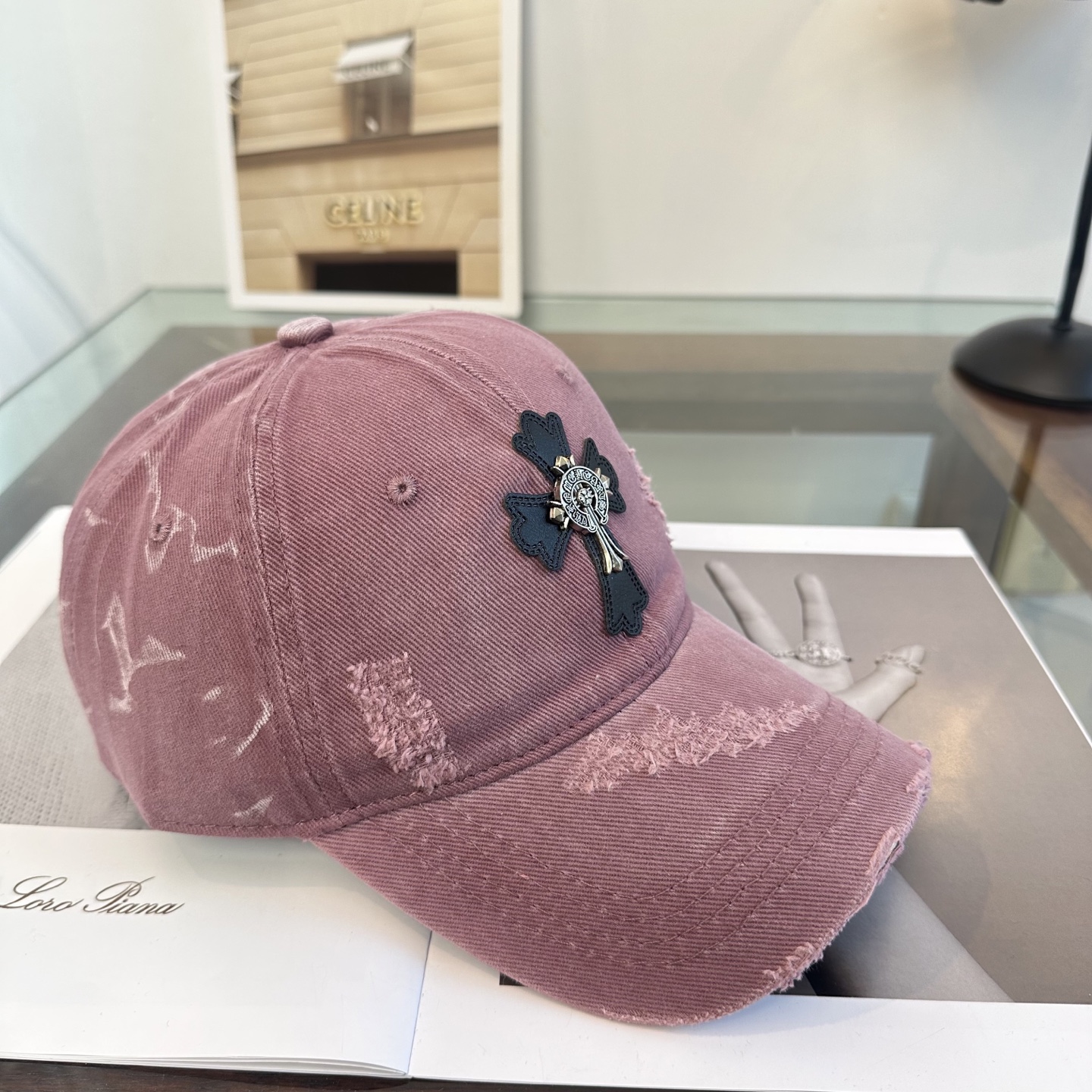 Chrome hearts 克罗心 新款十字架 高品质棒球帽，高端定制版！网红时尚博主同款！墙裂推荐！质