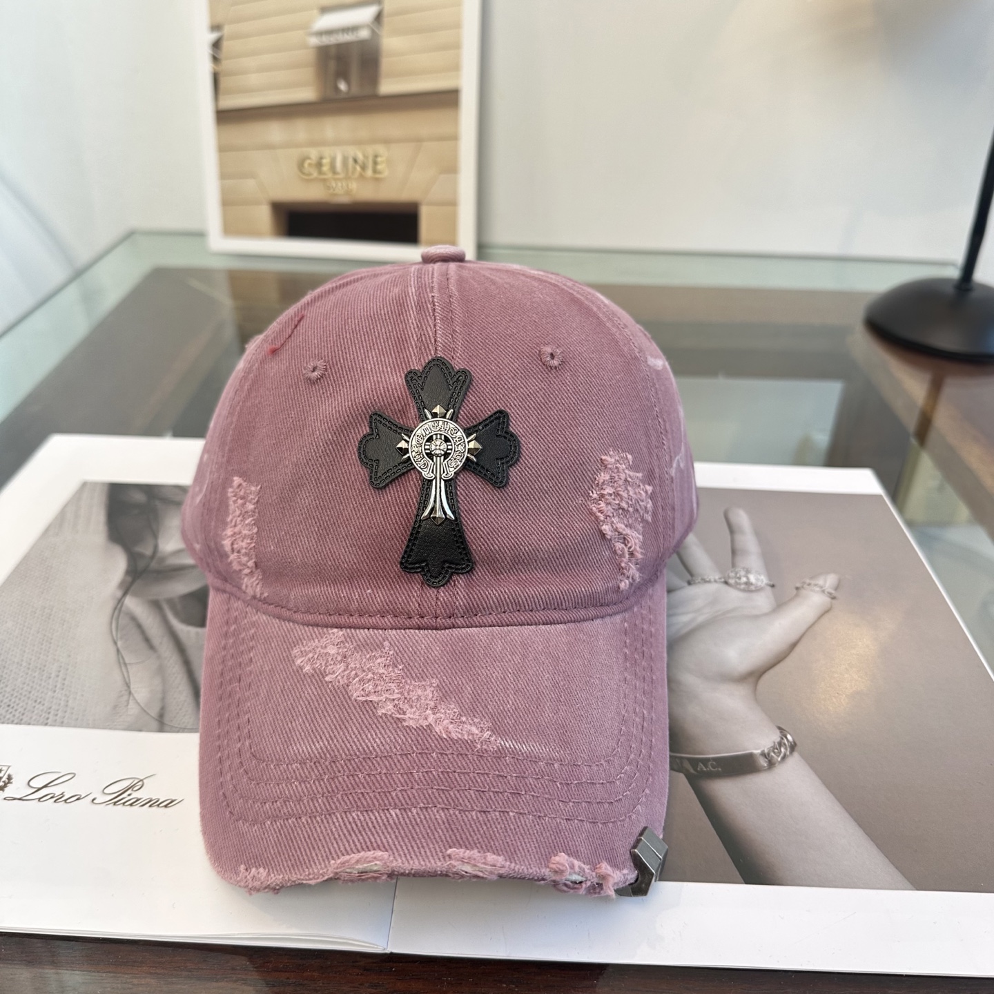 Chrome hearts 克罗心 新款十字架 高品质棒球帽，高端定制版！网红时尚博主同款！墙裂推荐！质