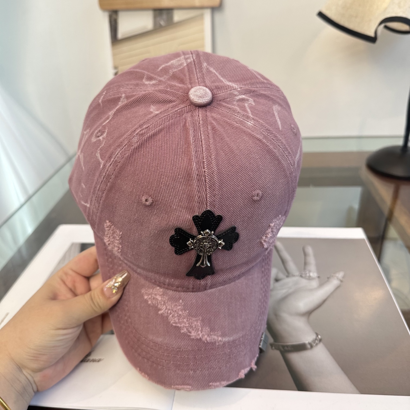 Chrome hearts 克罗心 新款十字架 高品质棒球帽，高端定制版！网红时尚博主同款！墙裂推荐！质