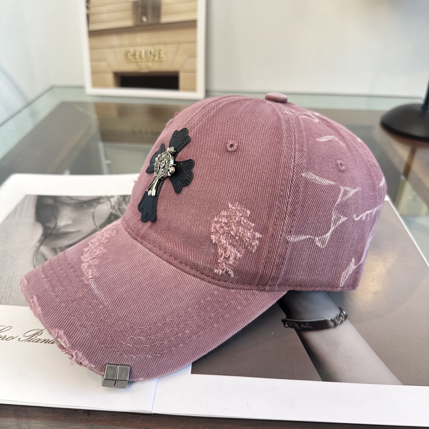 Chrome hearts 克罗心 新款十字架 高品质棒球帽，高端定制版！网红时尚博主同款！墙裂推荐！质