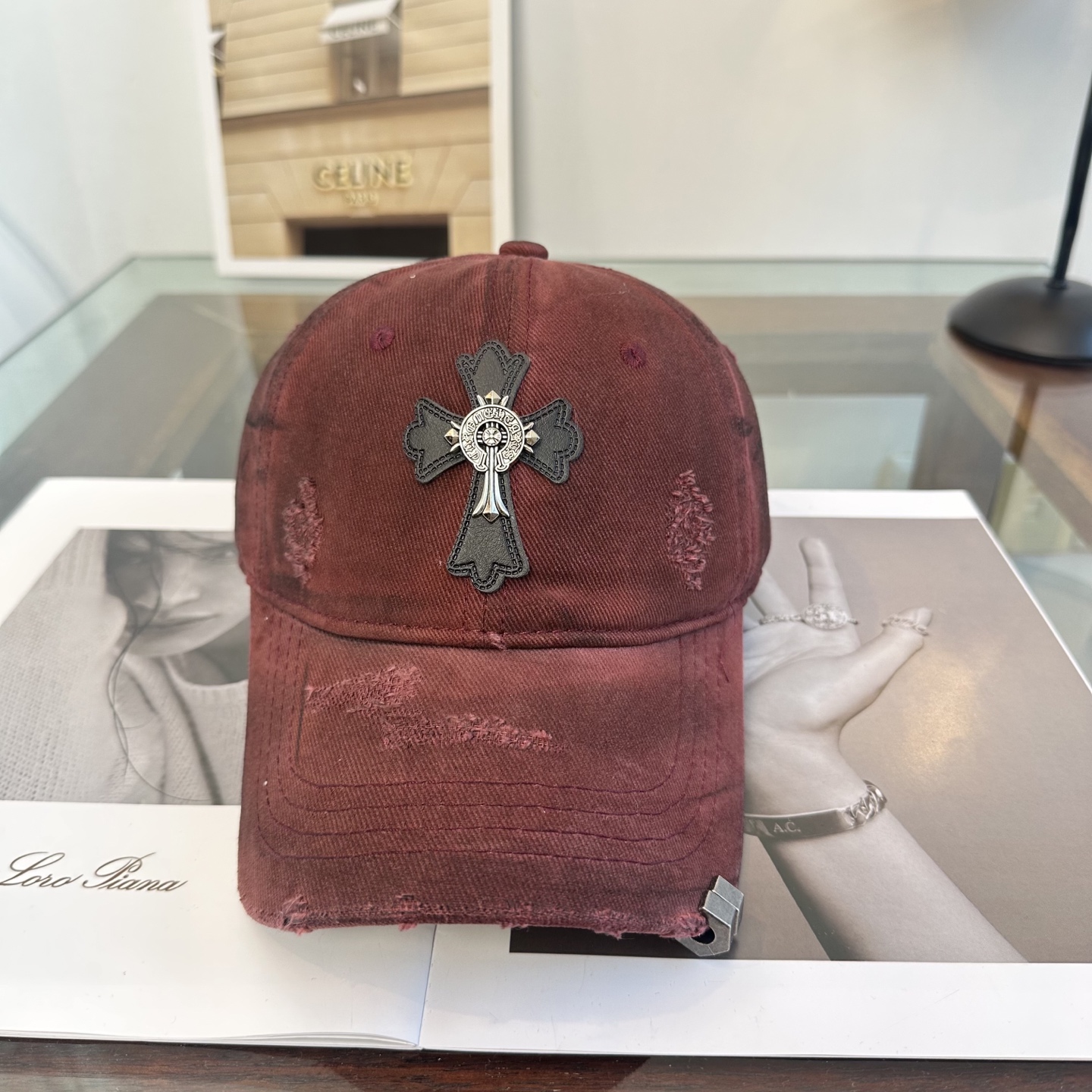 Chrome hearts 克罗心 新款十字架 高品质棒球帽，高端定制版！网红时尚博主同款！墙裂推荐！质