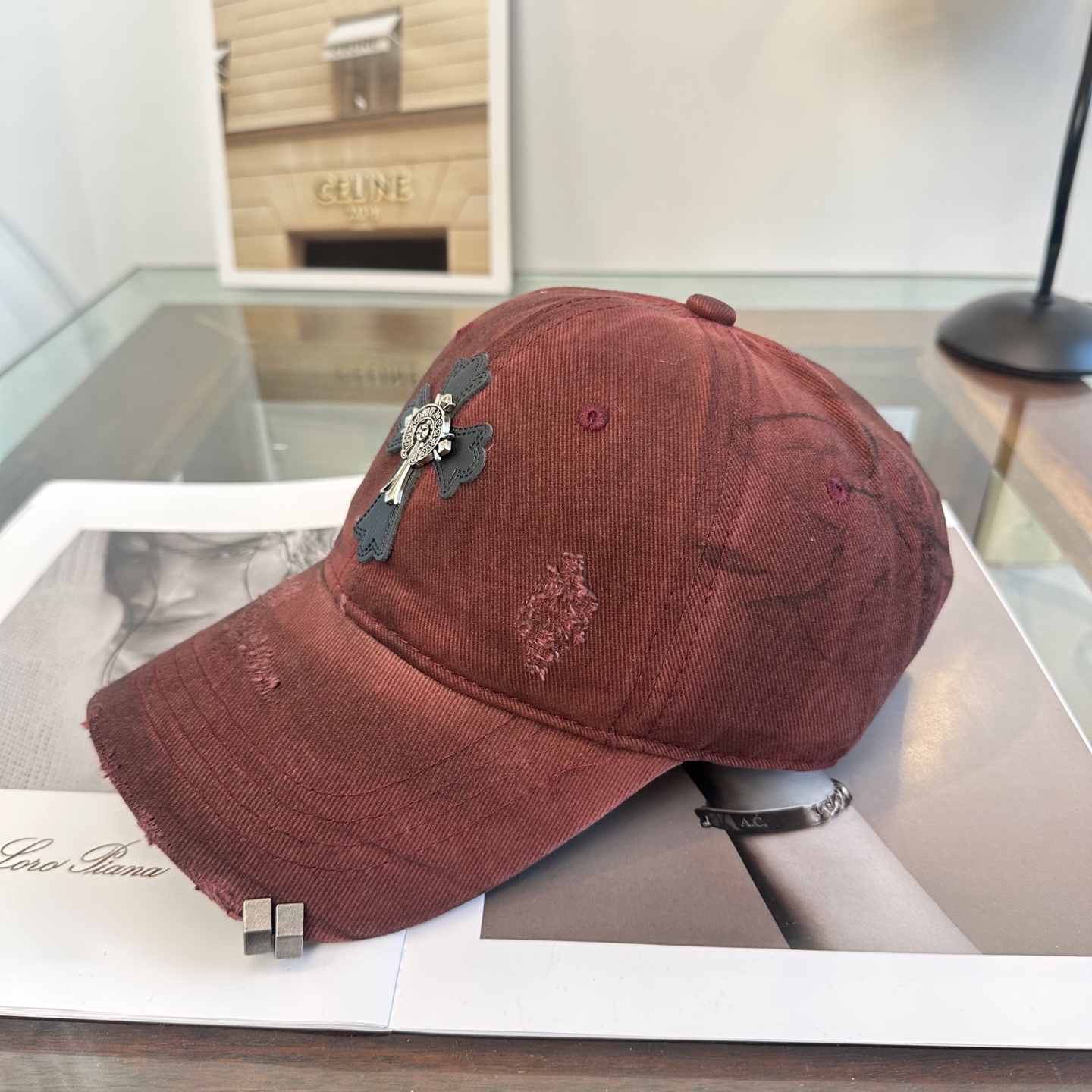 Chrome hearts 克罗心 新款十字架 高品质棒球帽，高端定制版！网红时尚博主同款！墙裂推荐！质