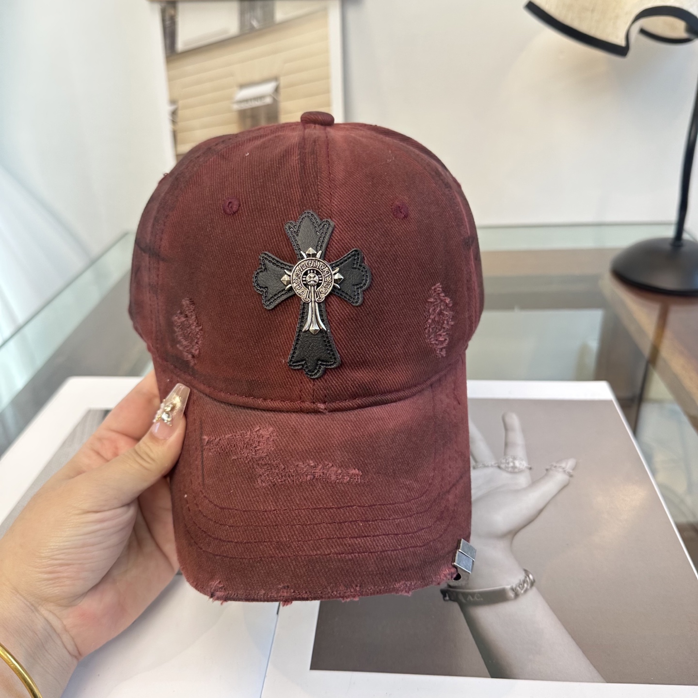 Chrome hearts 克罗心 新款十字架 高品质棒球帽，高端定制版！网红时尚博主同款！墙裂推荐！质