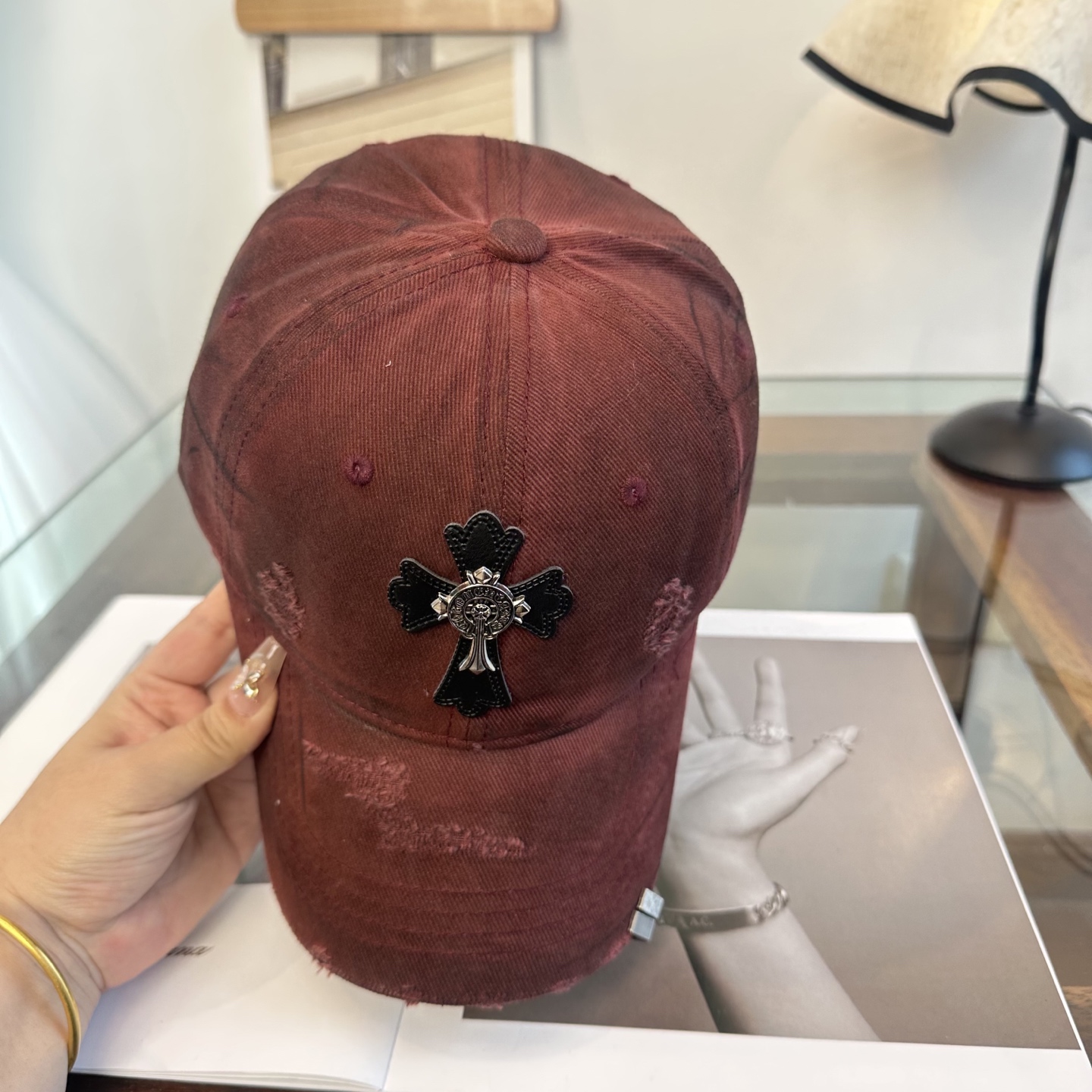 Chrome hearts 克罗心 新款十字架 高品质棒球帽，高端定制版！网红时尚博主同款！墙裂推荐！质