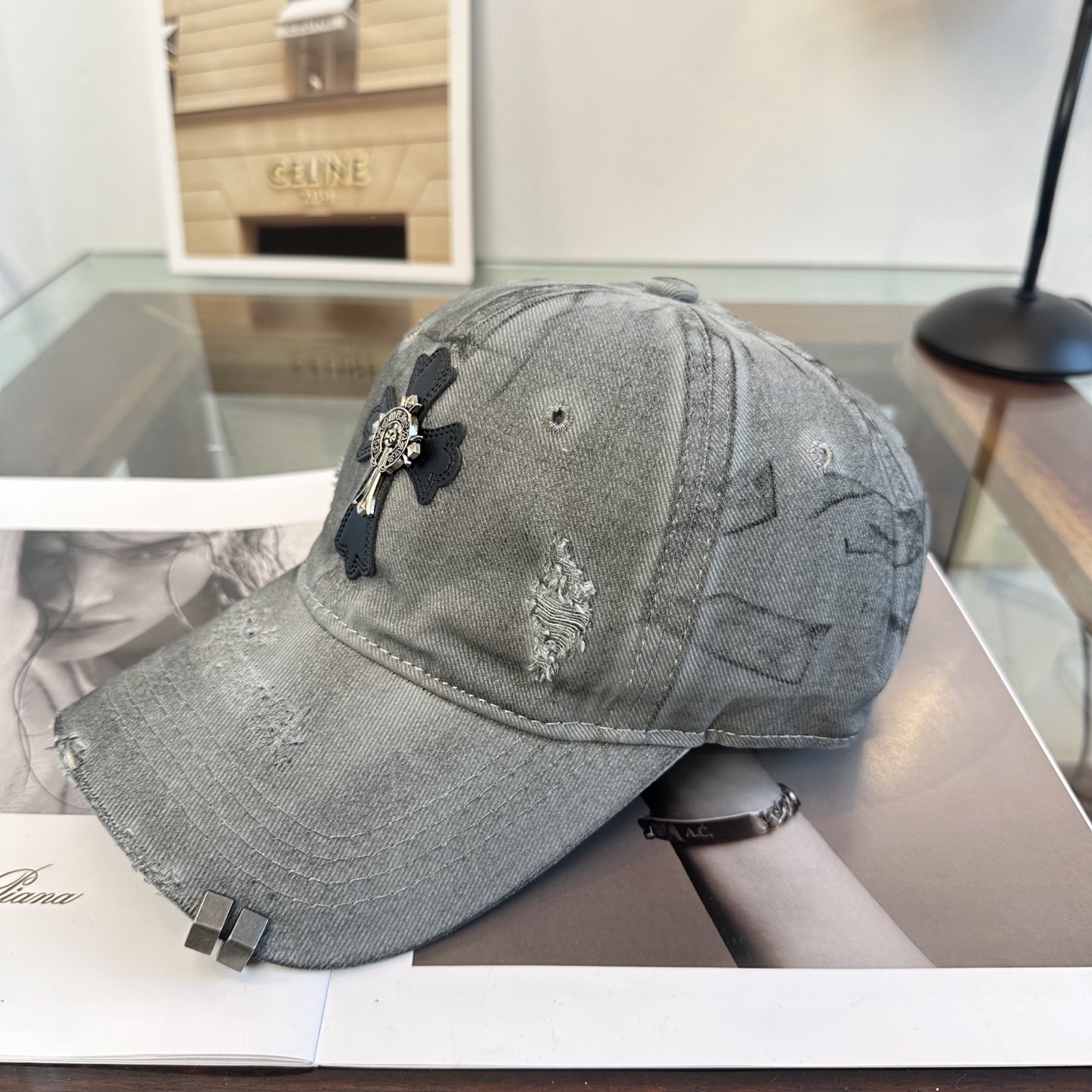 Chrome hearts 克罗心 新款十字架 高品质棒球帽，高端定制版！网红时尚博主同款！墙裂推荐！质