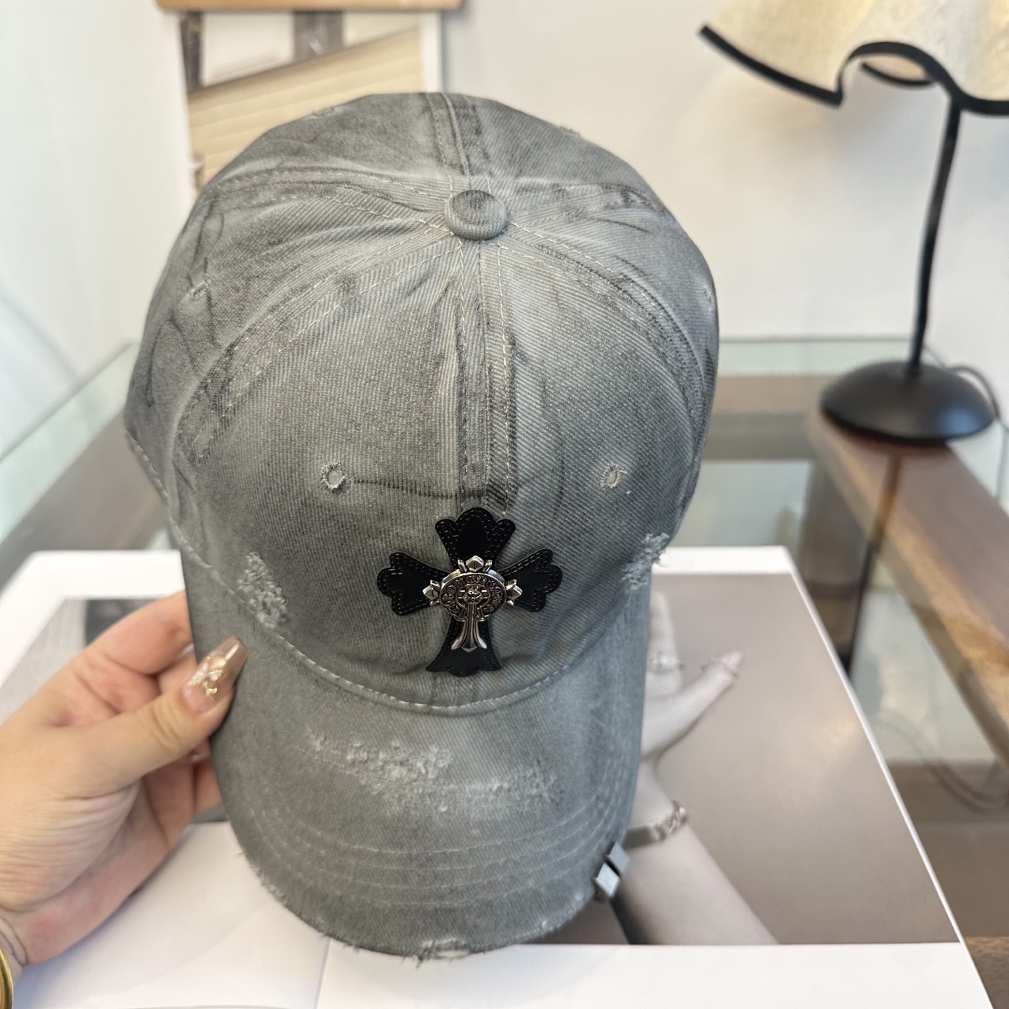 Chrome hearts 克罗心 新款十字架 高品质棒球帽，高端定制版！网红时尚博主同款！墙裂推荐！质