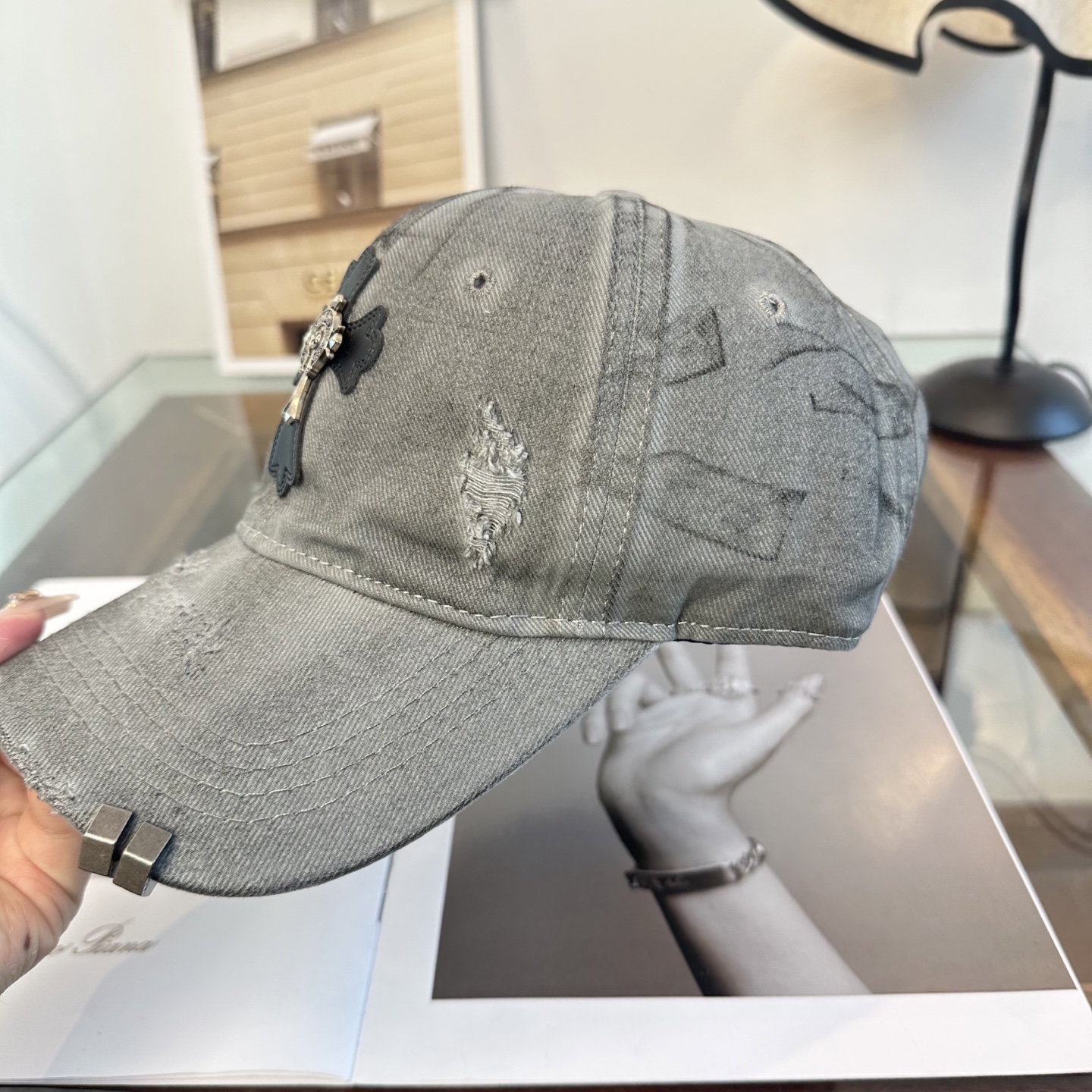 Chrome hearts 克罗心 新款十字架 高品质棒球帽，高端定制版！网红时尚博主同款！墙裂推荐！质