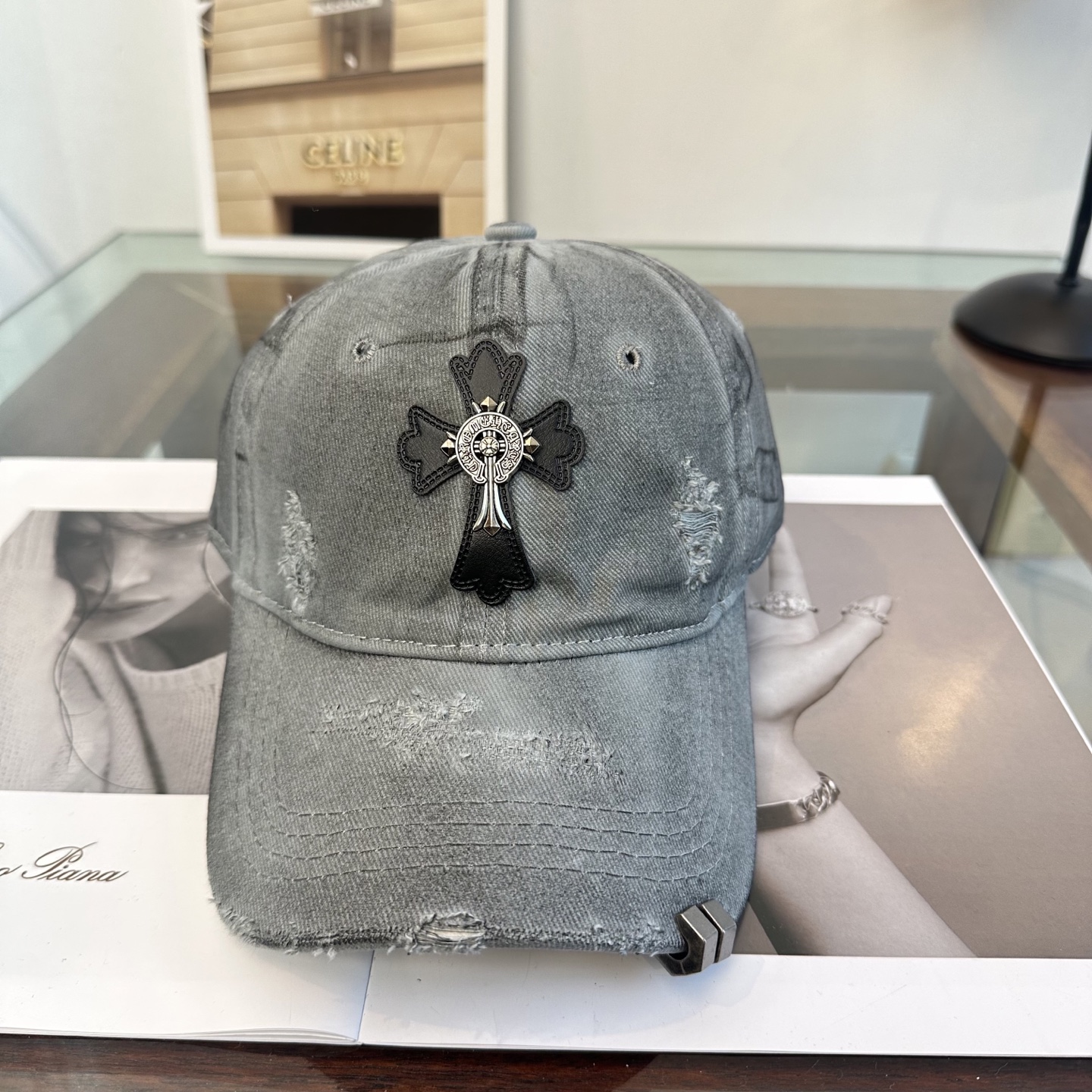 Chrome hearts 克罗心 新款十字架 高品质棒球帽，高端定制版！网红时尚博主同款！墙裂推荐！质