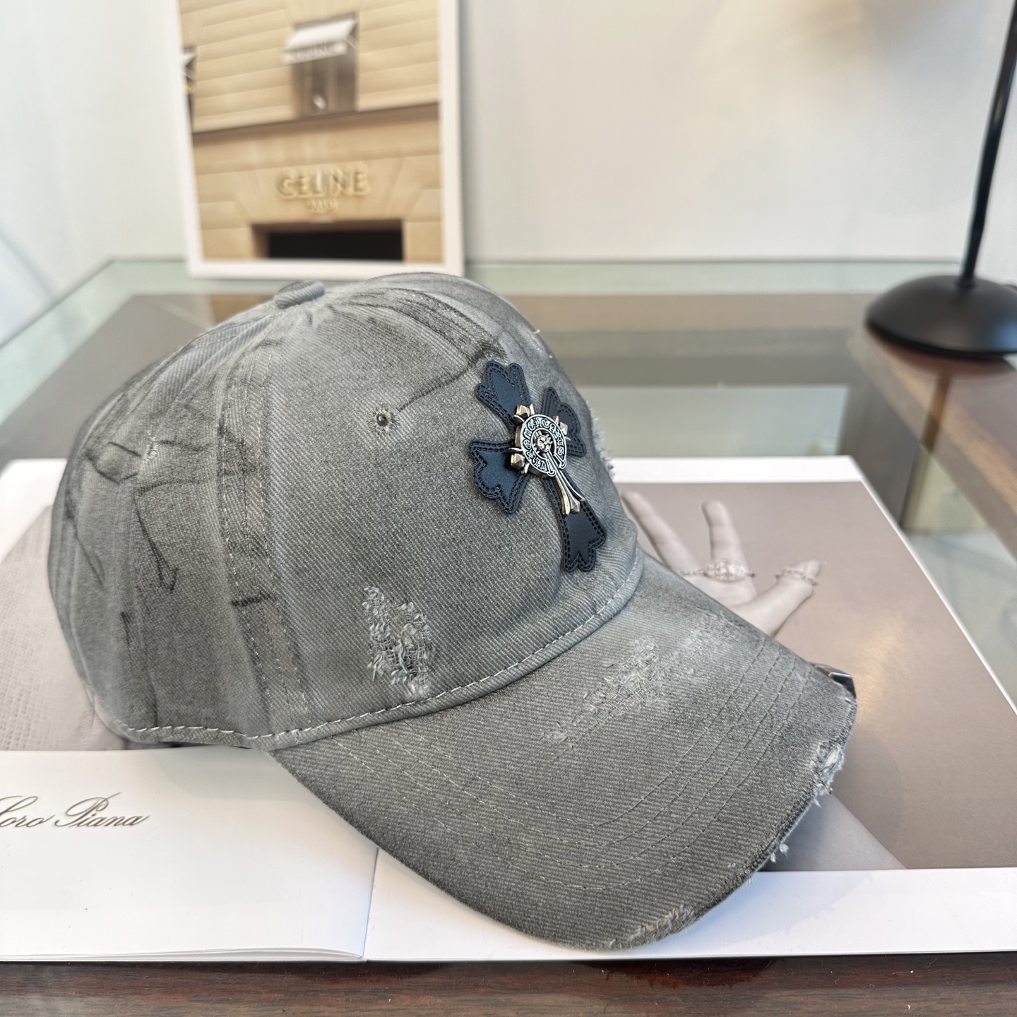 Chrome hearts 克罗心 新款十字架 高品质棒球帽，高端定制版！网红时尚博主同款！墙裂推荐！质