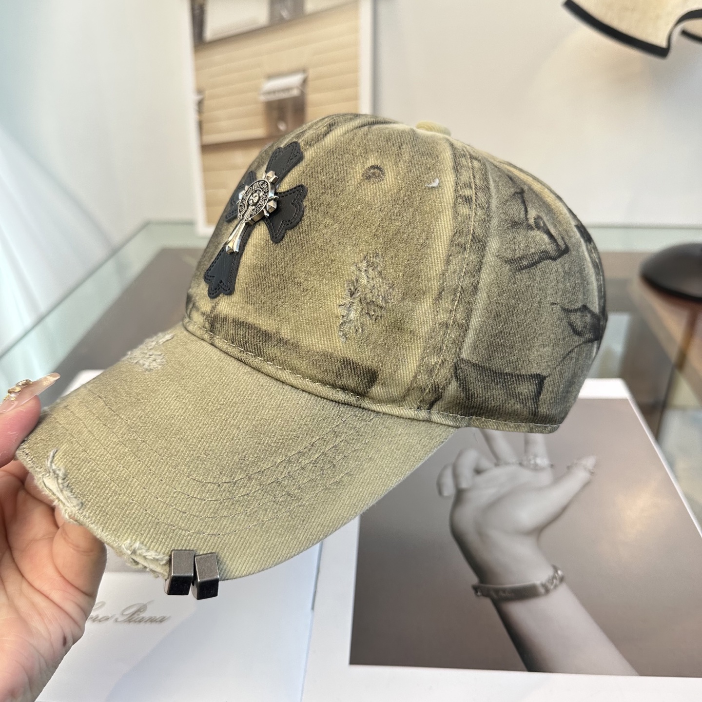 Chrome hearts 克罗心 新款十字架 高品质棒球帽，高端定制版！网红时尚博主同款！墙裂推荐！质
